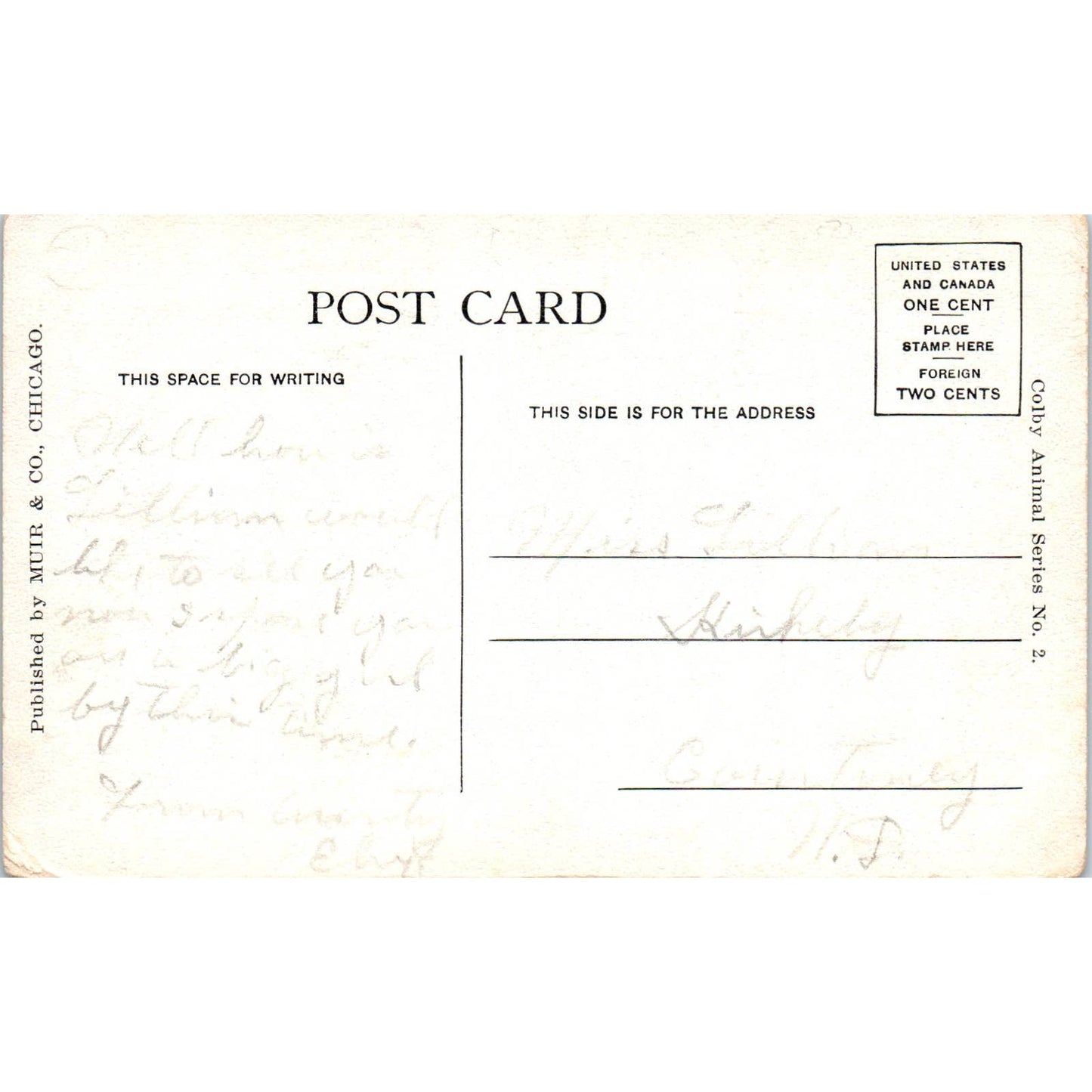 c1910 Comic Postcard V Colby Black And White Dogs Puppies Brush By! I'm Busy EA3