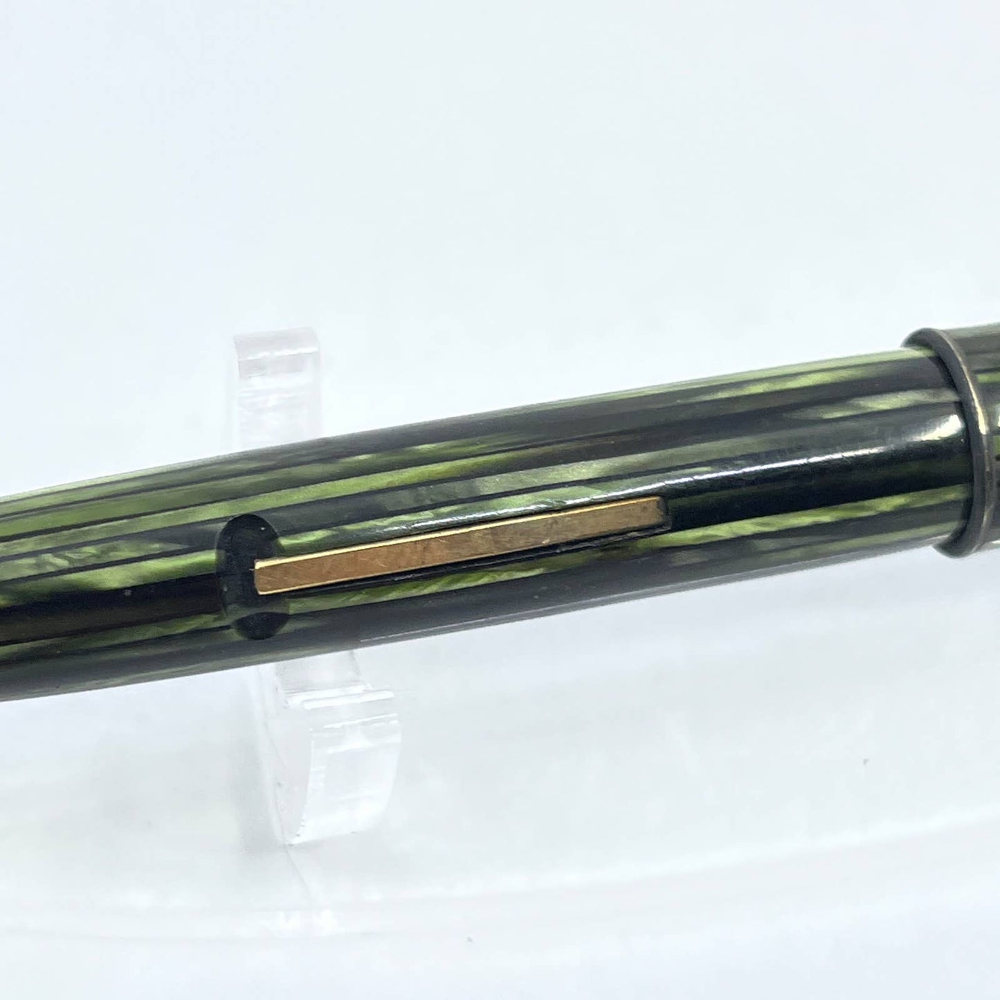 Vtg Sheaffer Celluloid Marble Watermelon Fountain Pen SD7