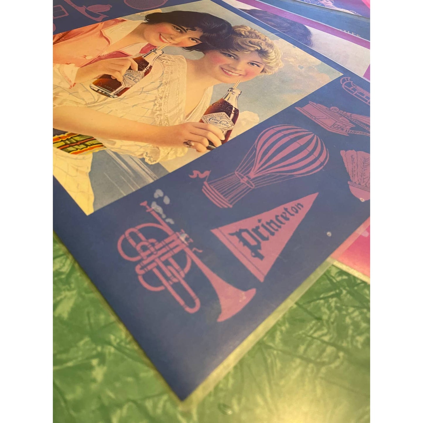 Vintage Coca Cola Waterproof Placemats Set of 5