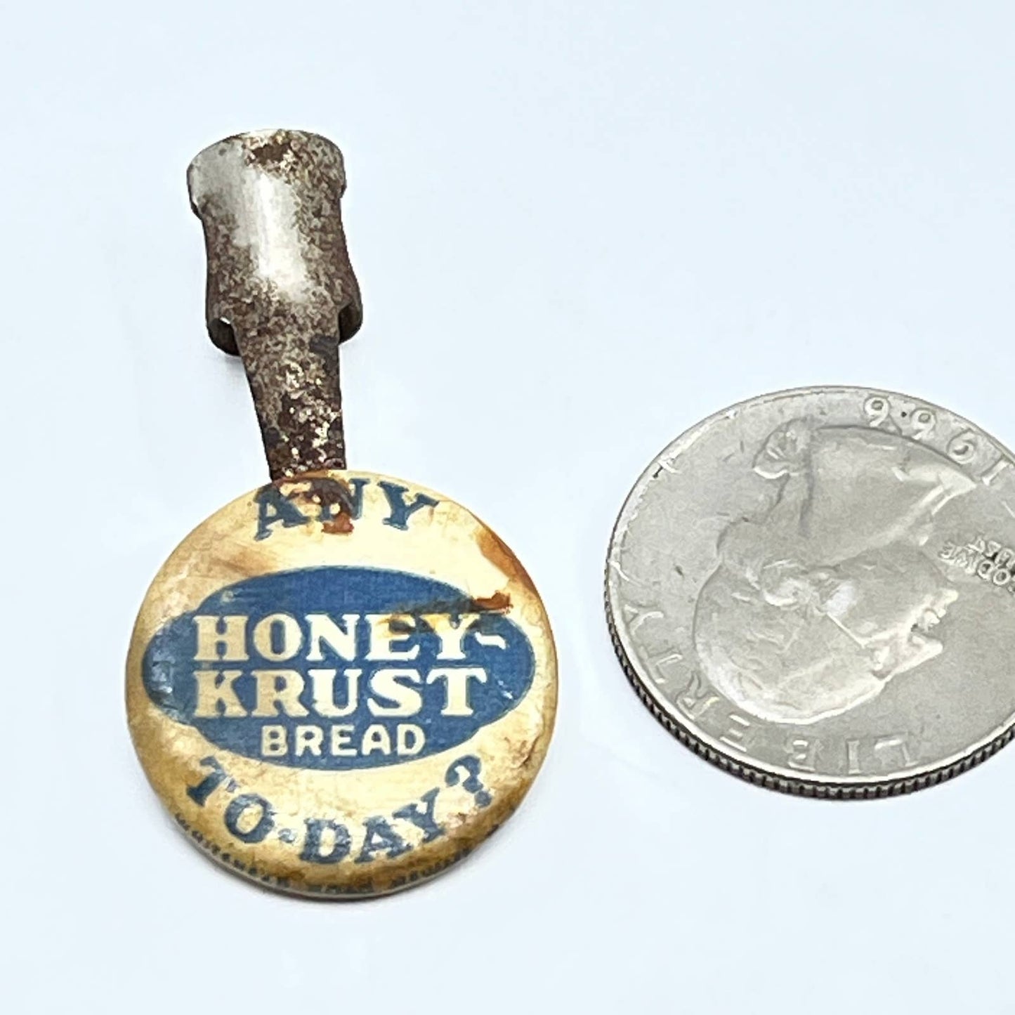 Vintage Honey-Krust Bread Advertising Celluloid Pencil Topper SE1