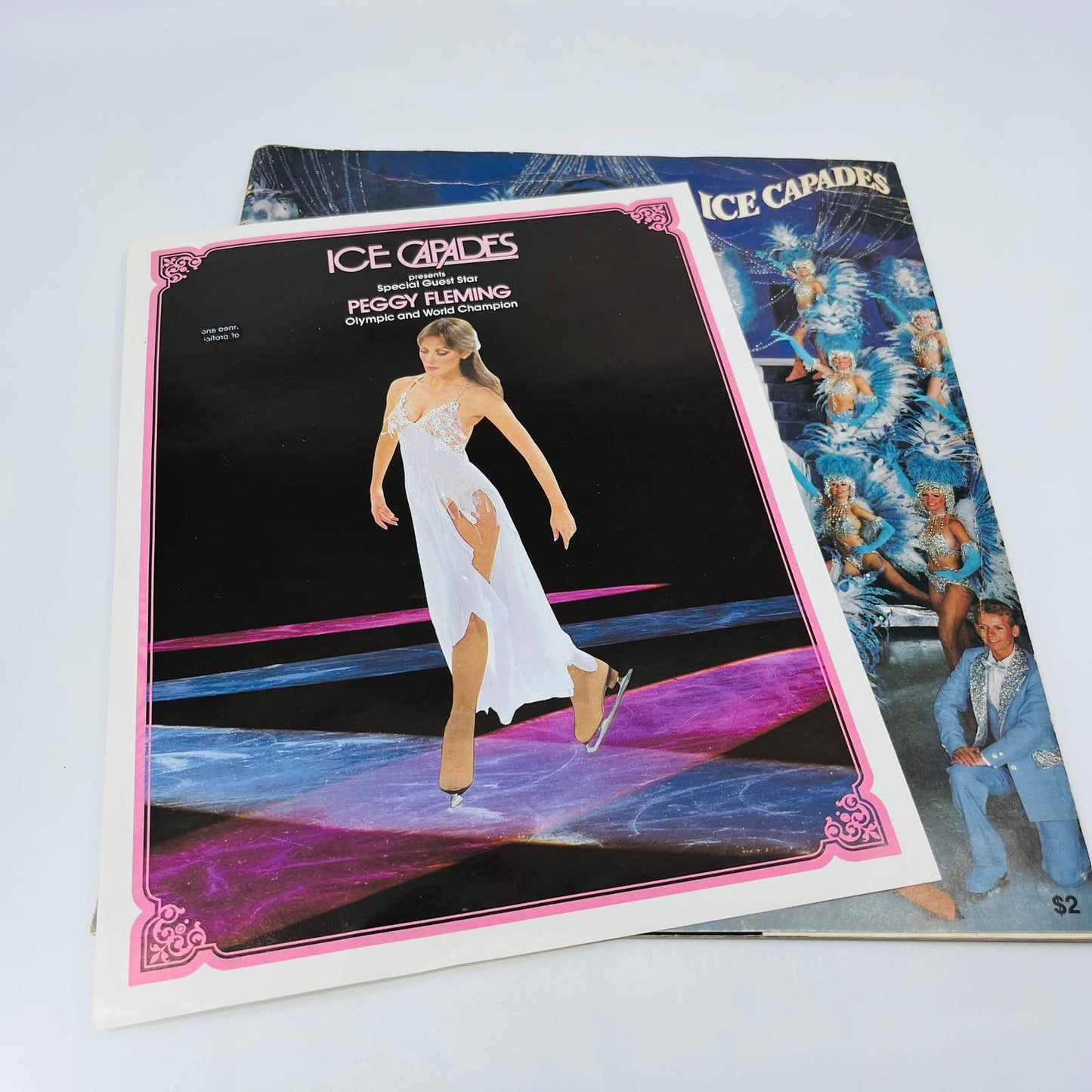 ICE CAPADES souvenir program Peggy Fleming Hello Broadway 1981 Wizard of Ahs BA2