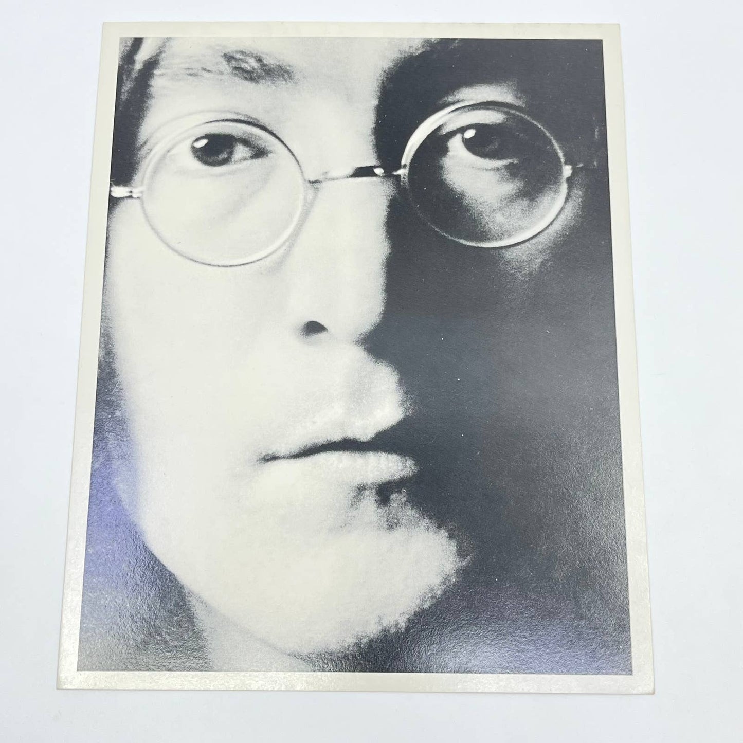 Vintage The Beatles John Lennon Photo Portrait Black & White 8x10 AB4-14