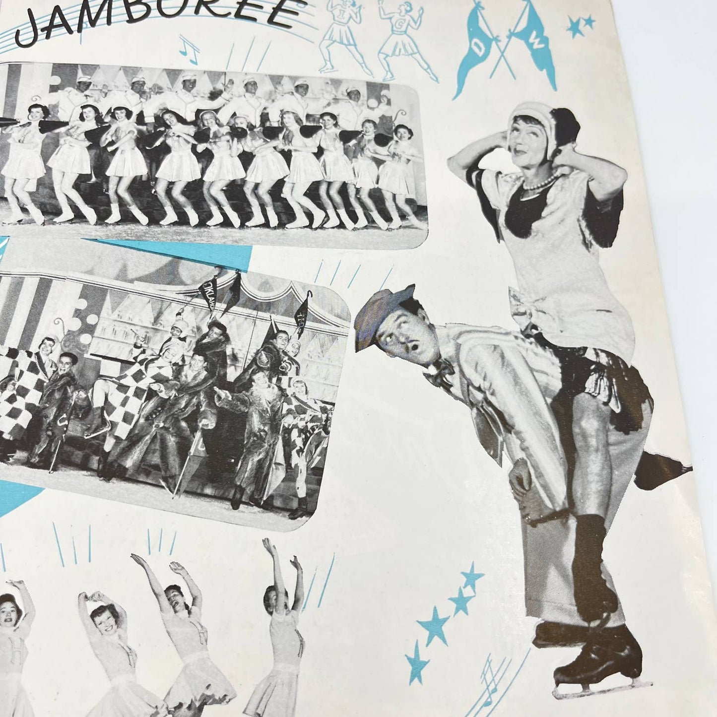 ICE CAPADES Souvenir Program WALT DISNEY CINDERELLA Joe De Mers Cover 1952 TF5