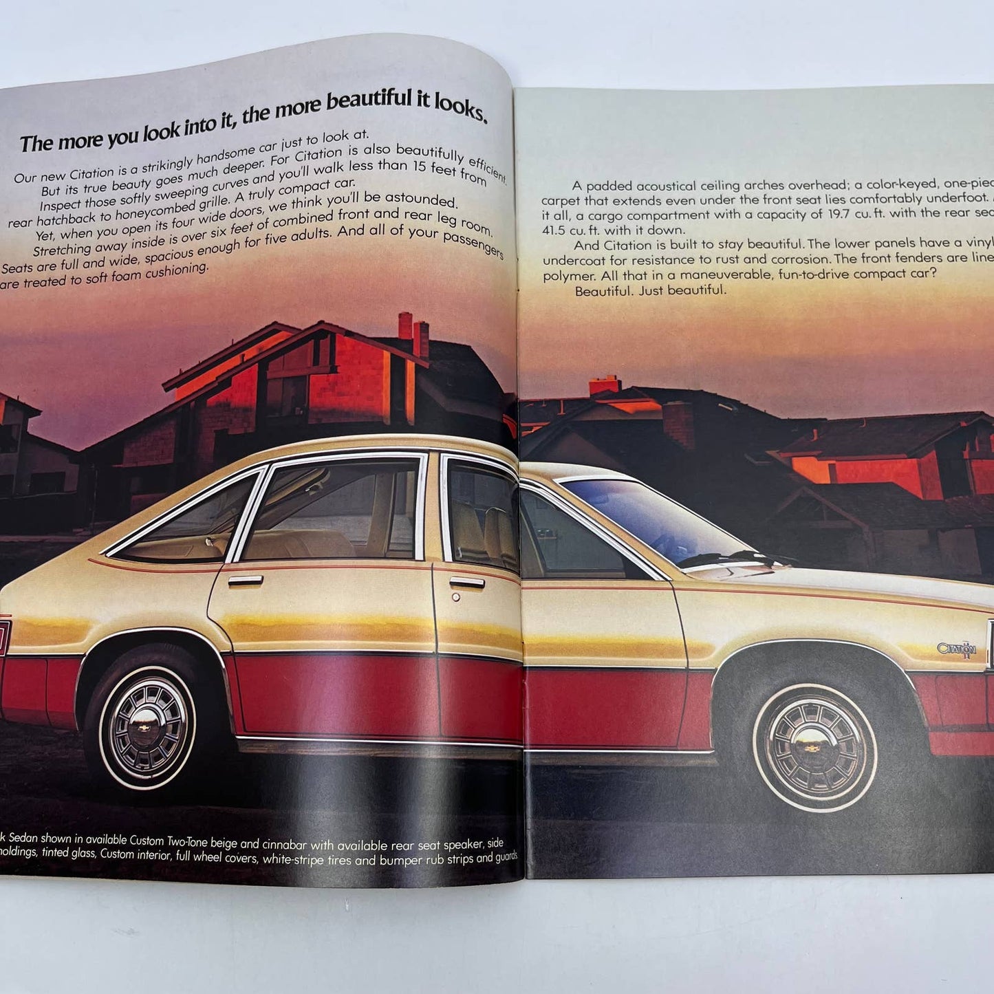 1980 Citation X-11 Factory GM Original Dealer New Car Showroom Brochure TH8