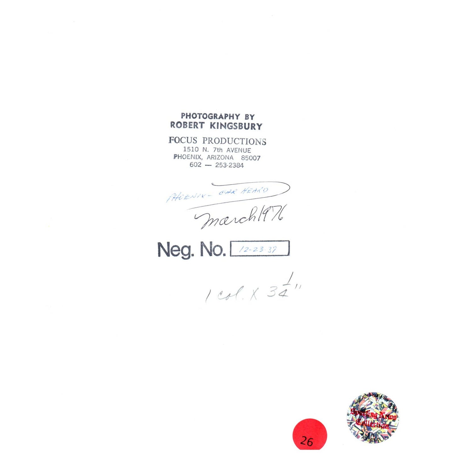 1976 Press Photo Basketball NBA Phoenix Suns Garfield Heard 8x10" AD3