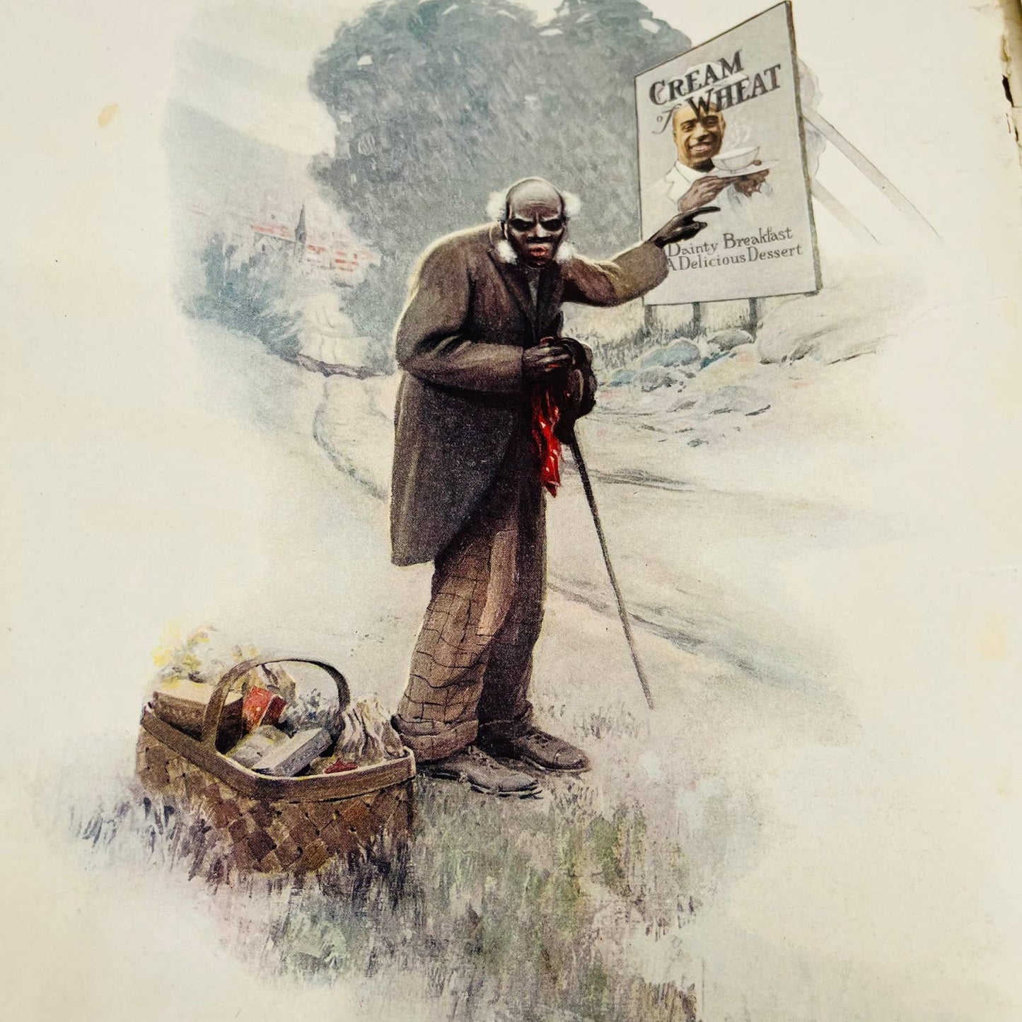 Modern Priscilla Magazine March 1919 Beautiful Woman Art Deco Cream of Wheat BA4