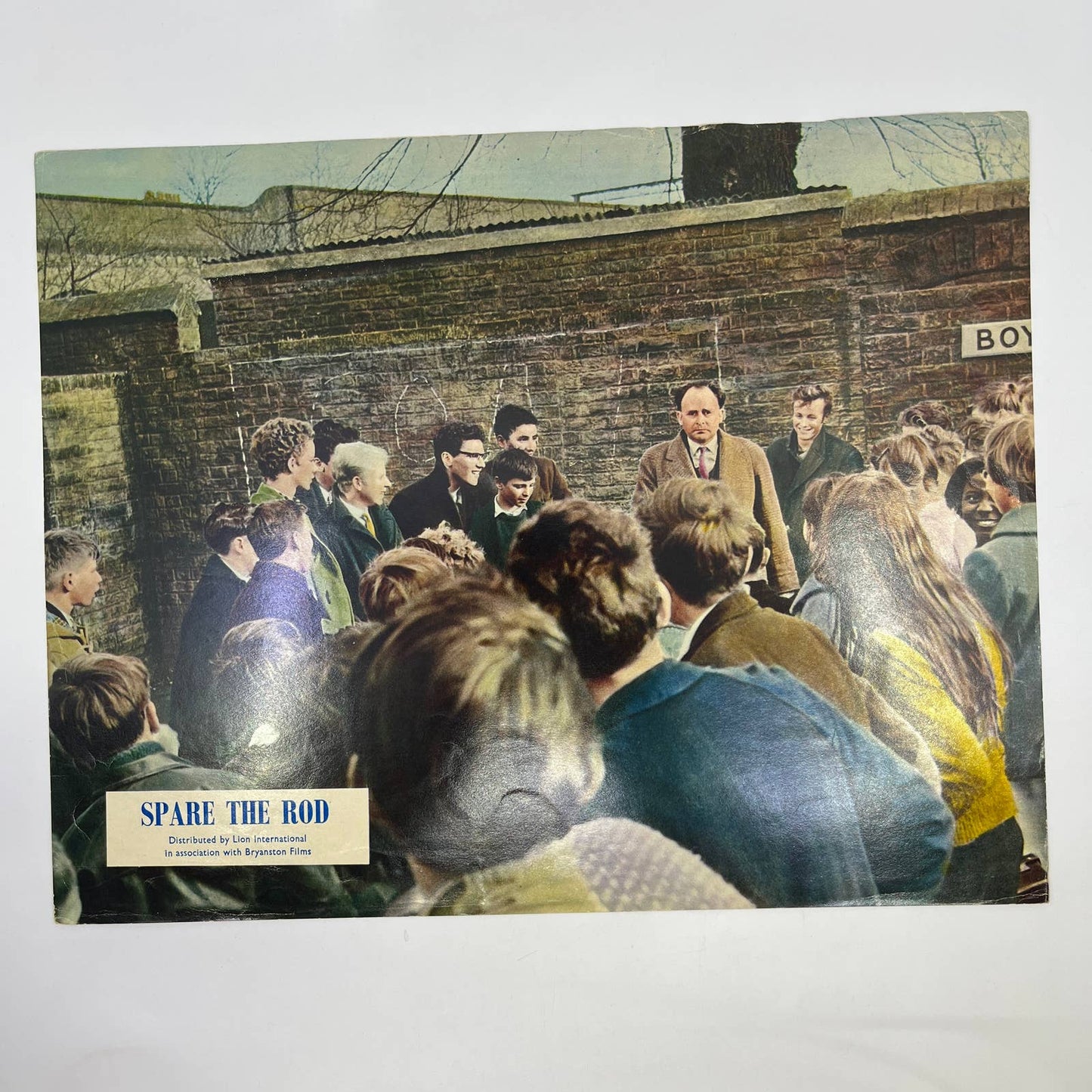 1961 Spare the Rod Max Bygraves Donald Pleasence 11x14 British Lobby Card 1 FL4