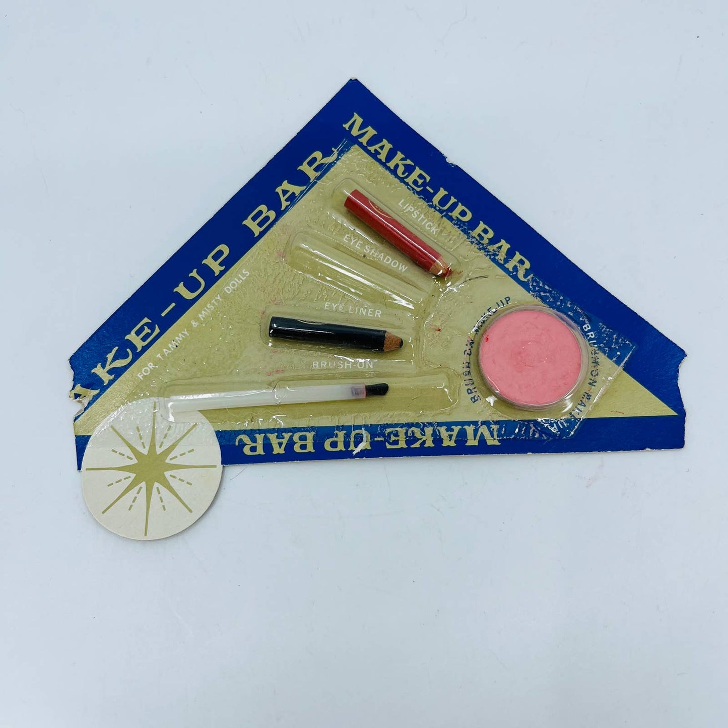 Vintage Ideal Tammy Misty Doll Fashions Make-up Bar Open Package SA5-3