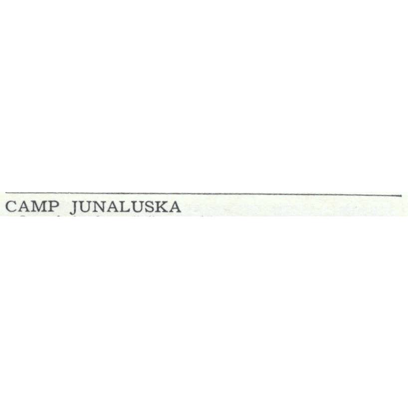 Camp Junaluska NC Ethel J. McCoy - 1921 Original Ad TJ7-S6