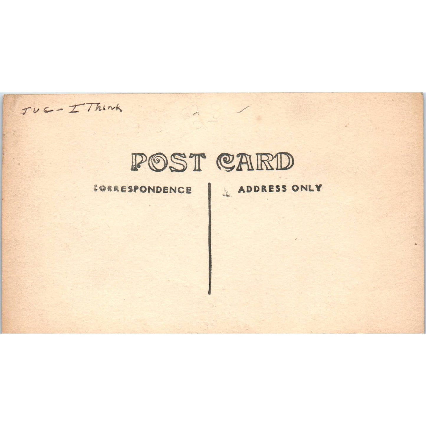 Antique Postcard RPPC Tugboat and Sailboat c1910 SE8