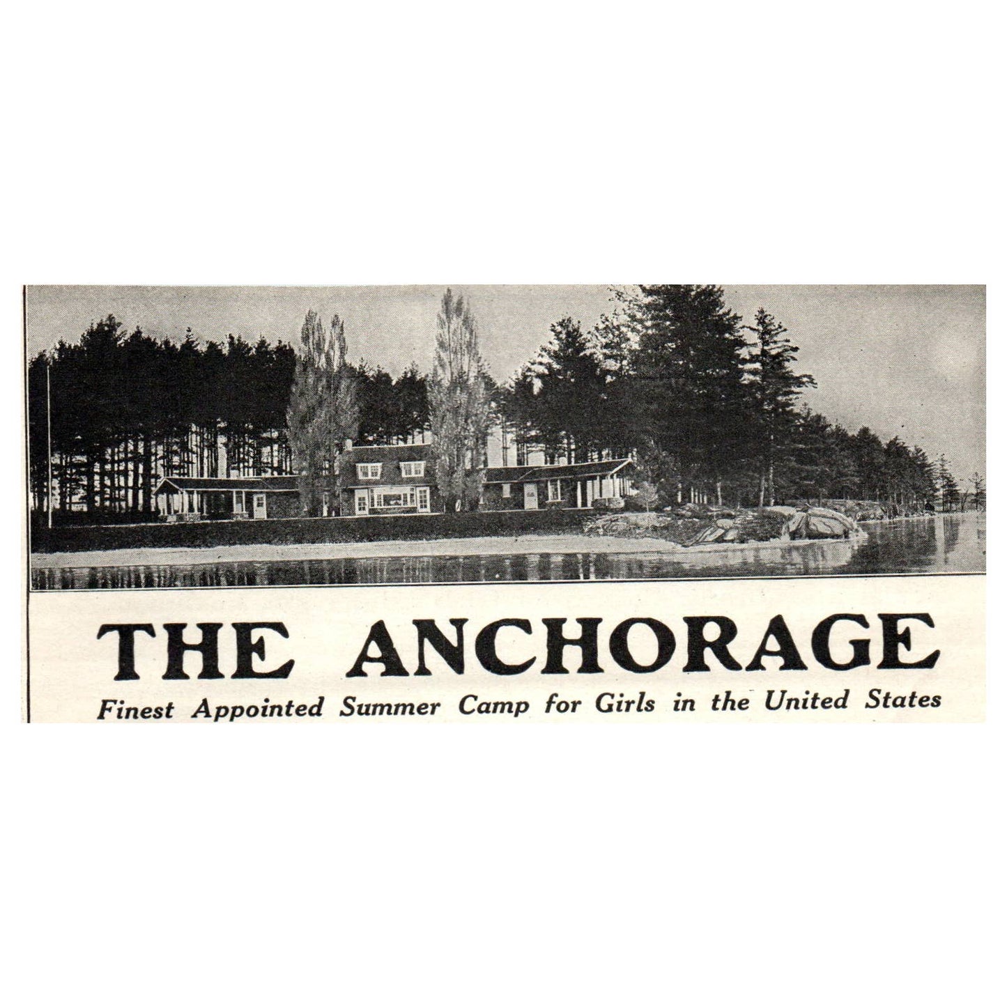 The Teela Wooket Camps C.A. Roys Lake Winnipesaukee NH - 1921 Original Ad TJ7-S