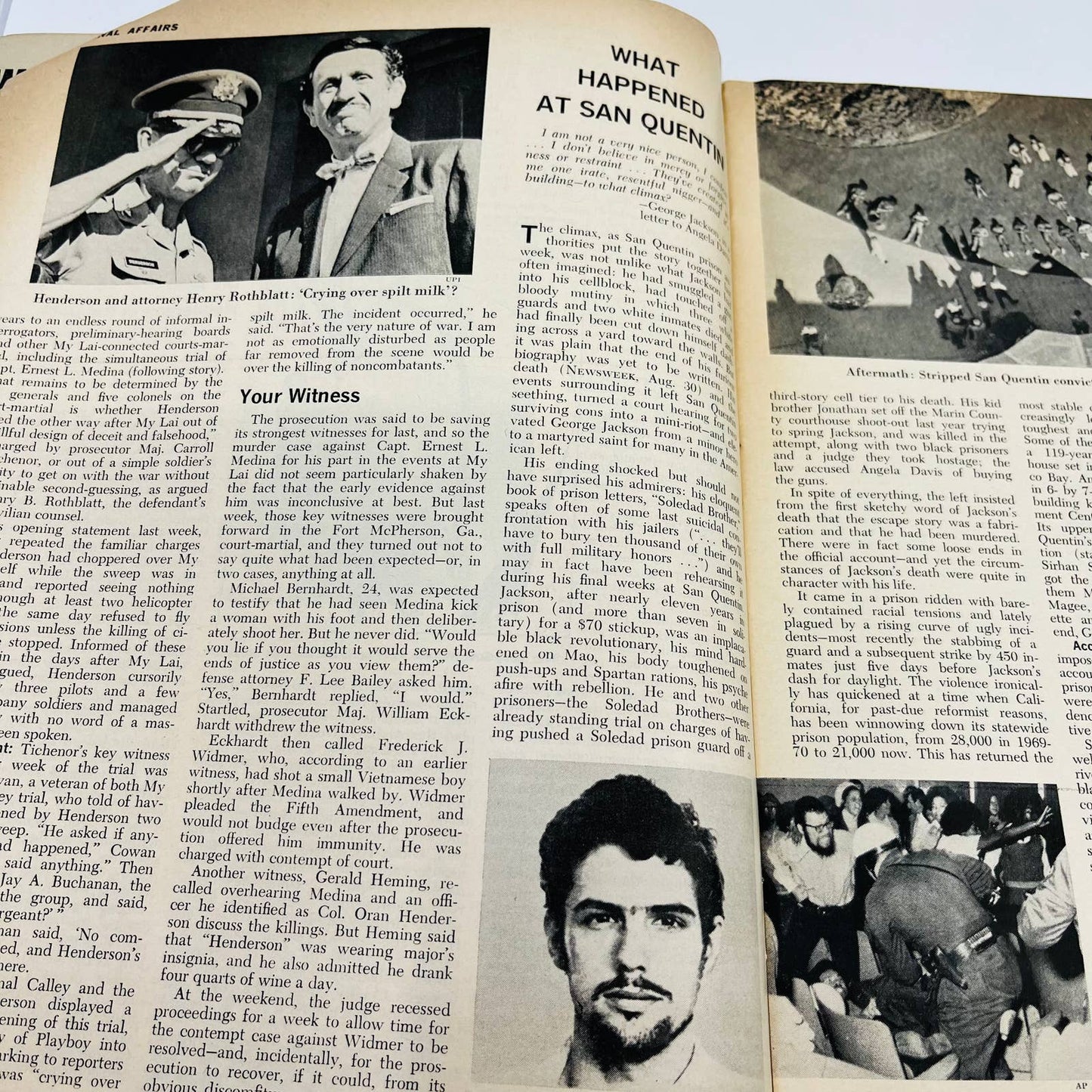 Newsweek September 6, 1971 - AFL-CIO's George Meany - Fight Over the Freeze BA1