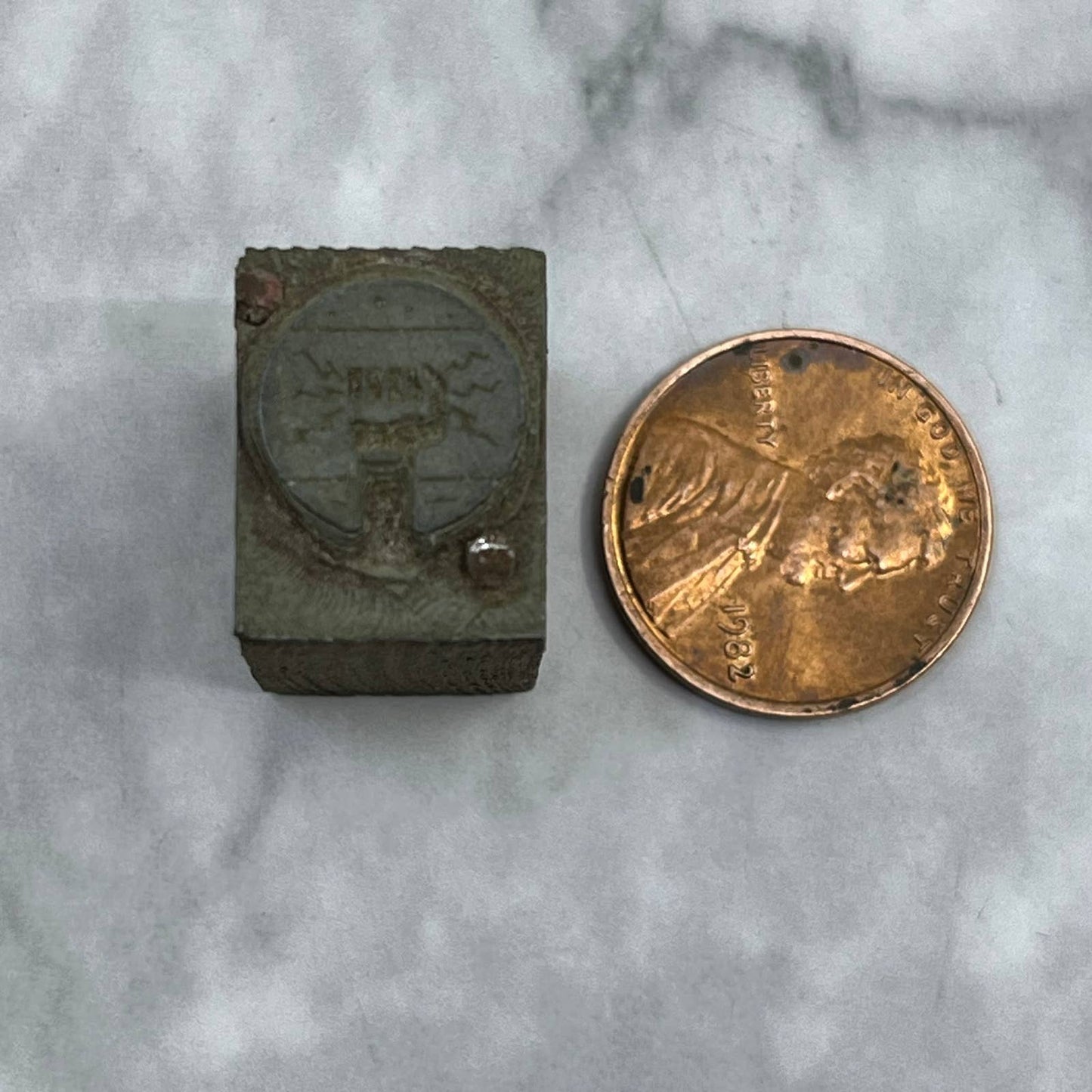 Vintage Printing Letterpress Printers Block Plate Gauntlet SE826