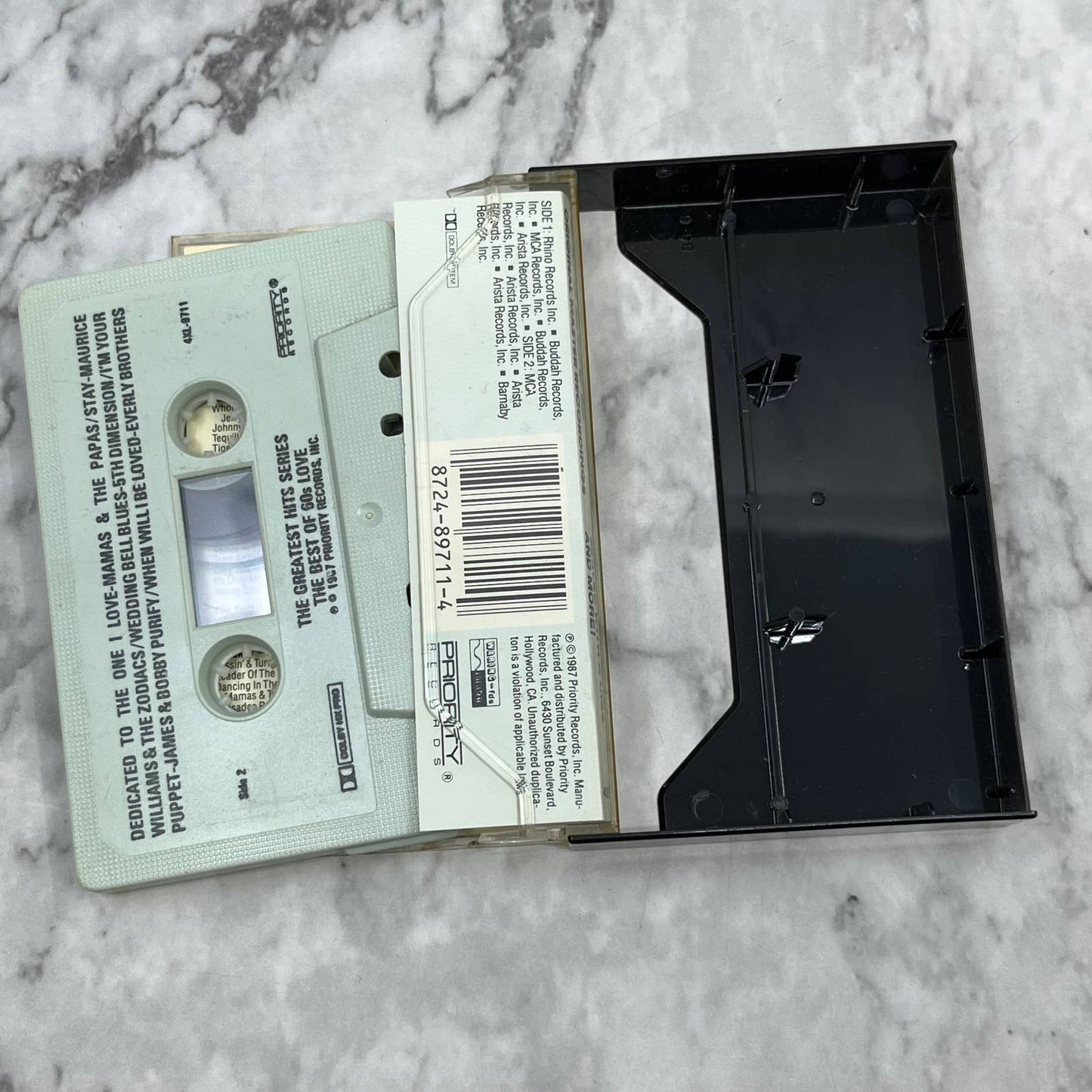 The Greatest Hits Series The Best Of '60s Love Cassette Tape TC7-46