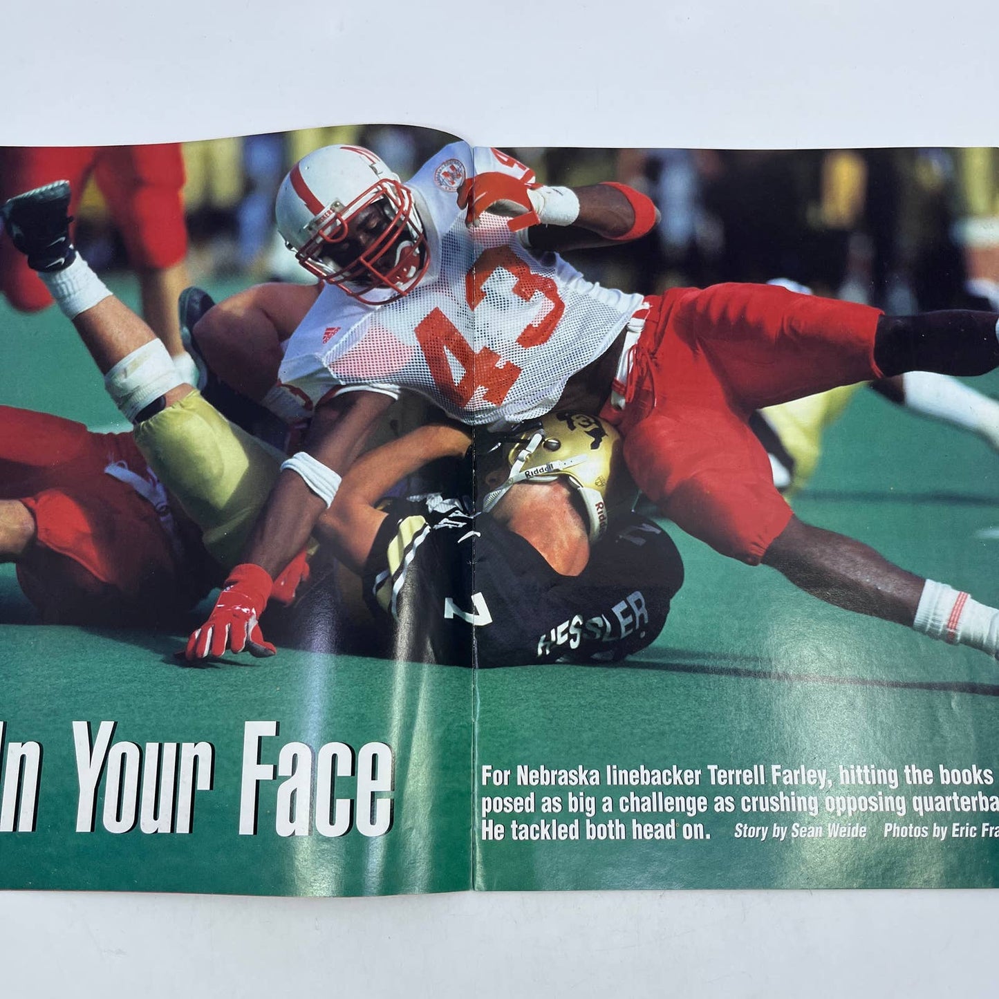 1995 - Nebraska Sports Magazine - Special Edition Terrell Farley TH7