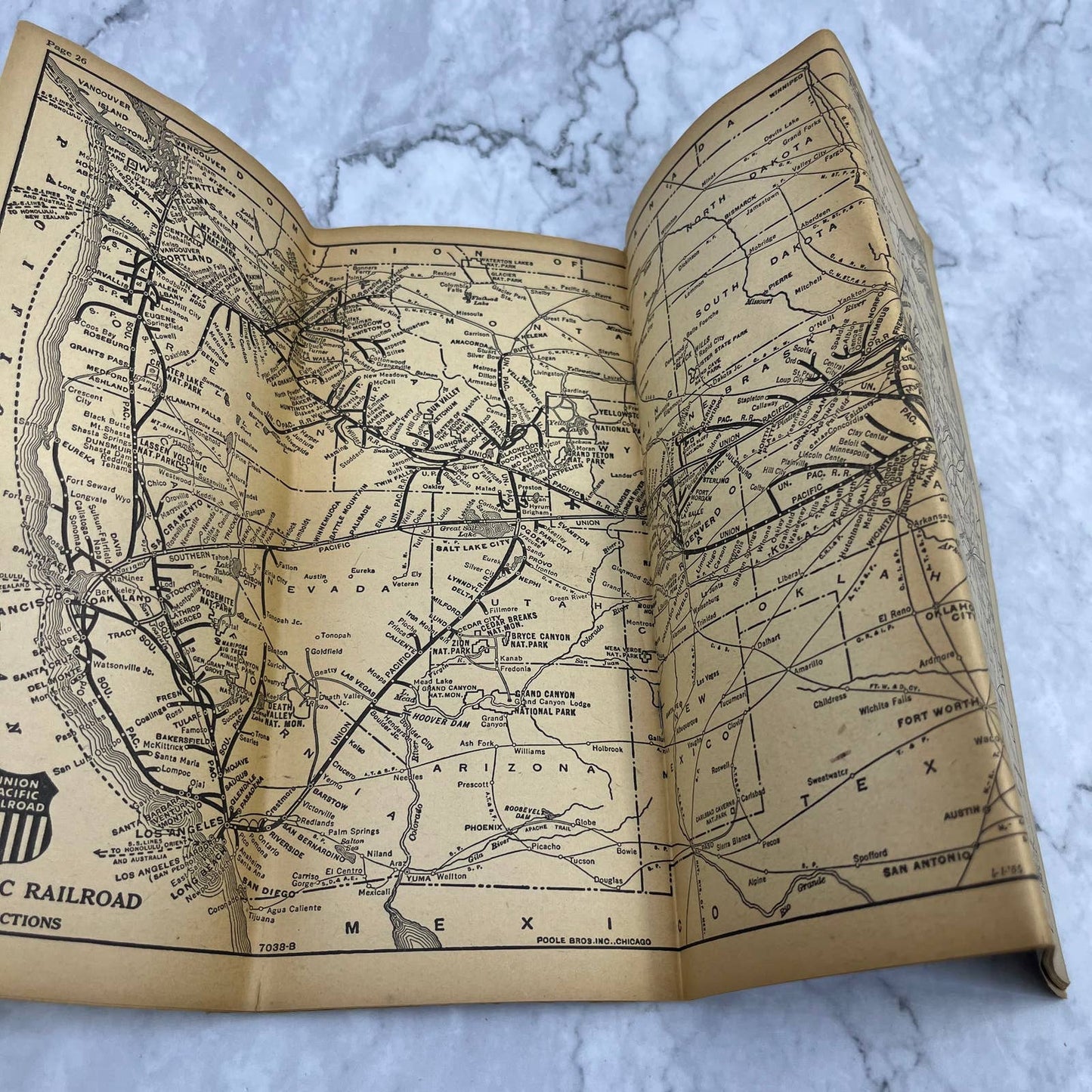 1954 June 20 Union Pacific Railroad Timetables  TE2