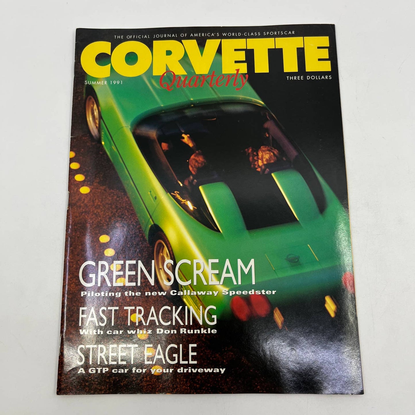 1991 Summer - Corvette Quarterly Magazine SCREAMING GREEN DREAM MACHINE TG1