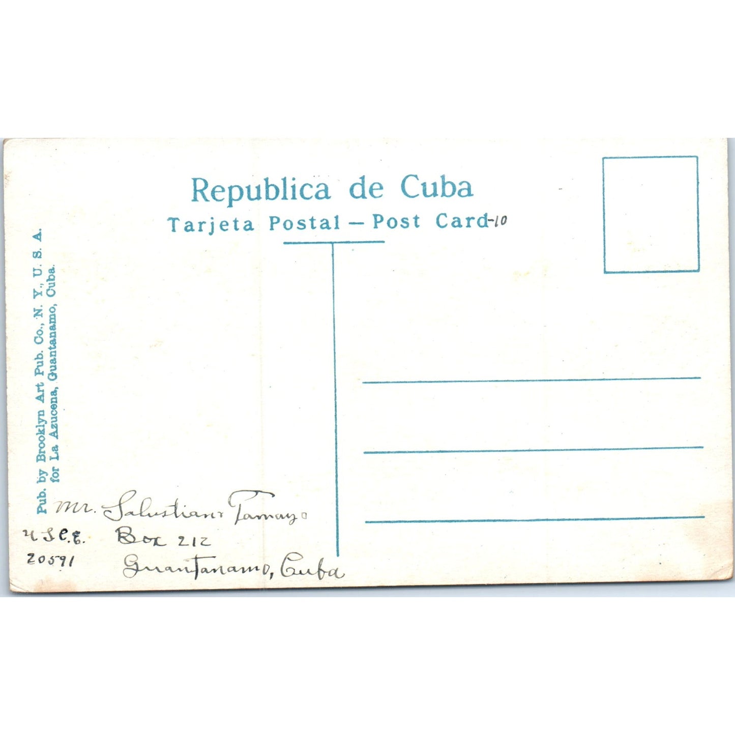 Santa Isabel Bridge Havana Cuba Original Postcard P3-1