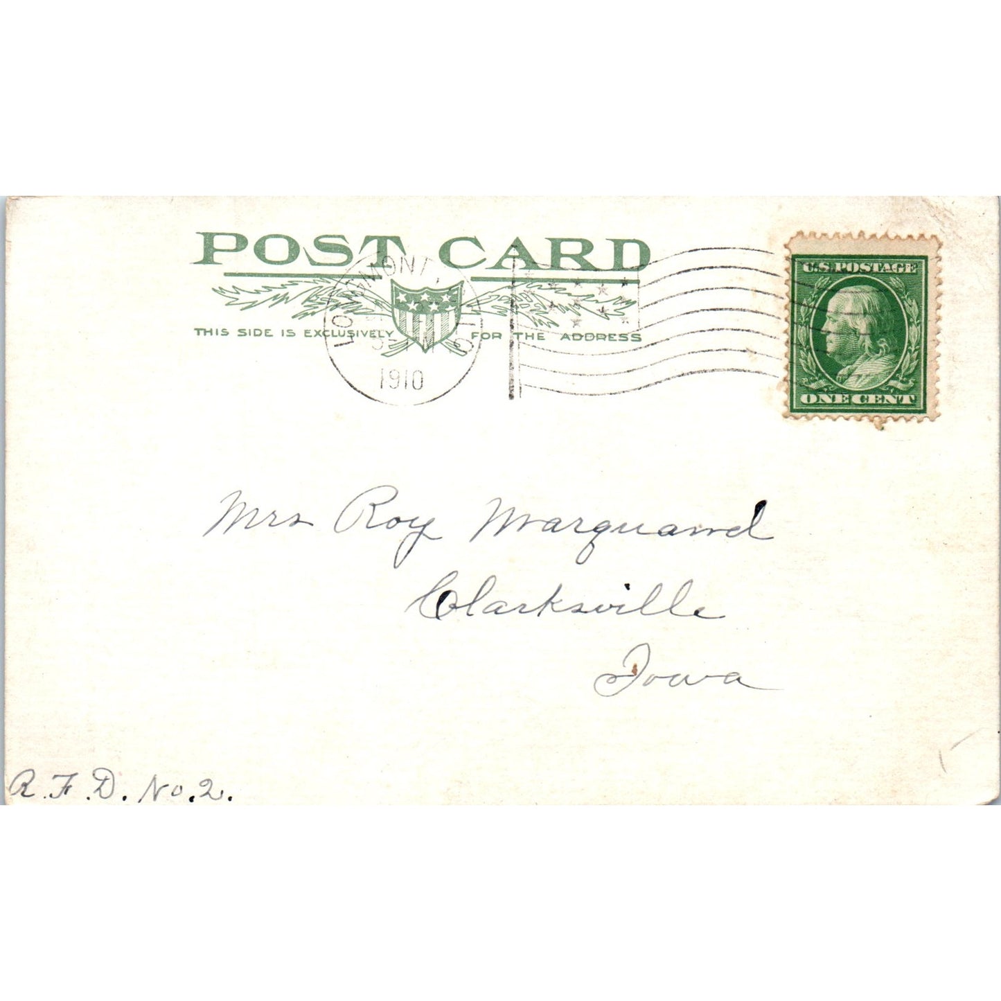 A Yellow Field Leslie J. Skelton 1910 Colorado Original Postcard P1-11