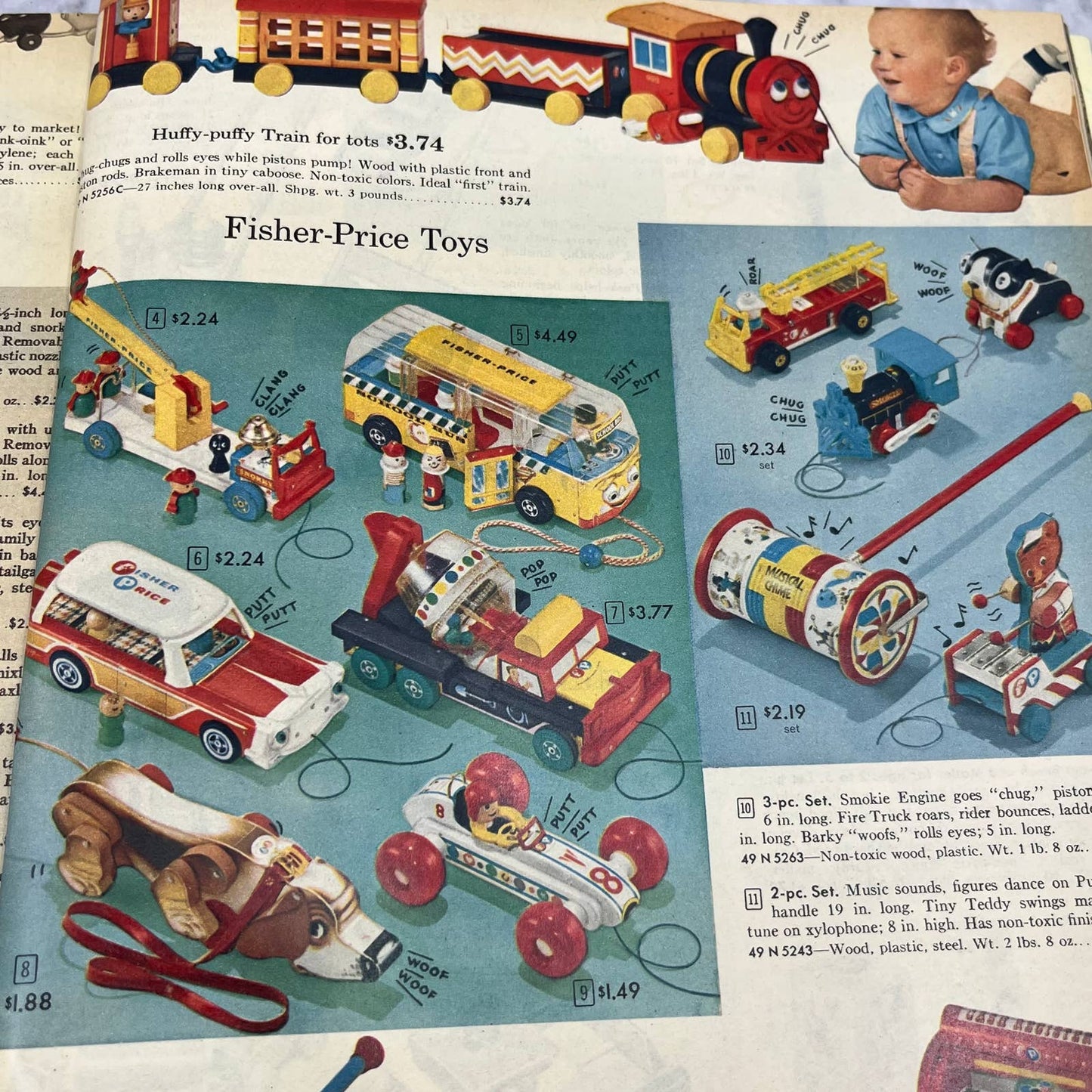 1960 Sears Christmas Wish Book Catalog - Great Vintage Toys & Gifts S3