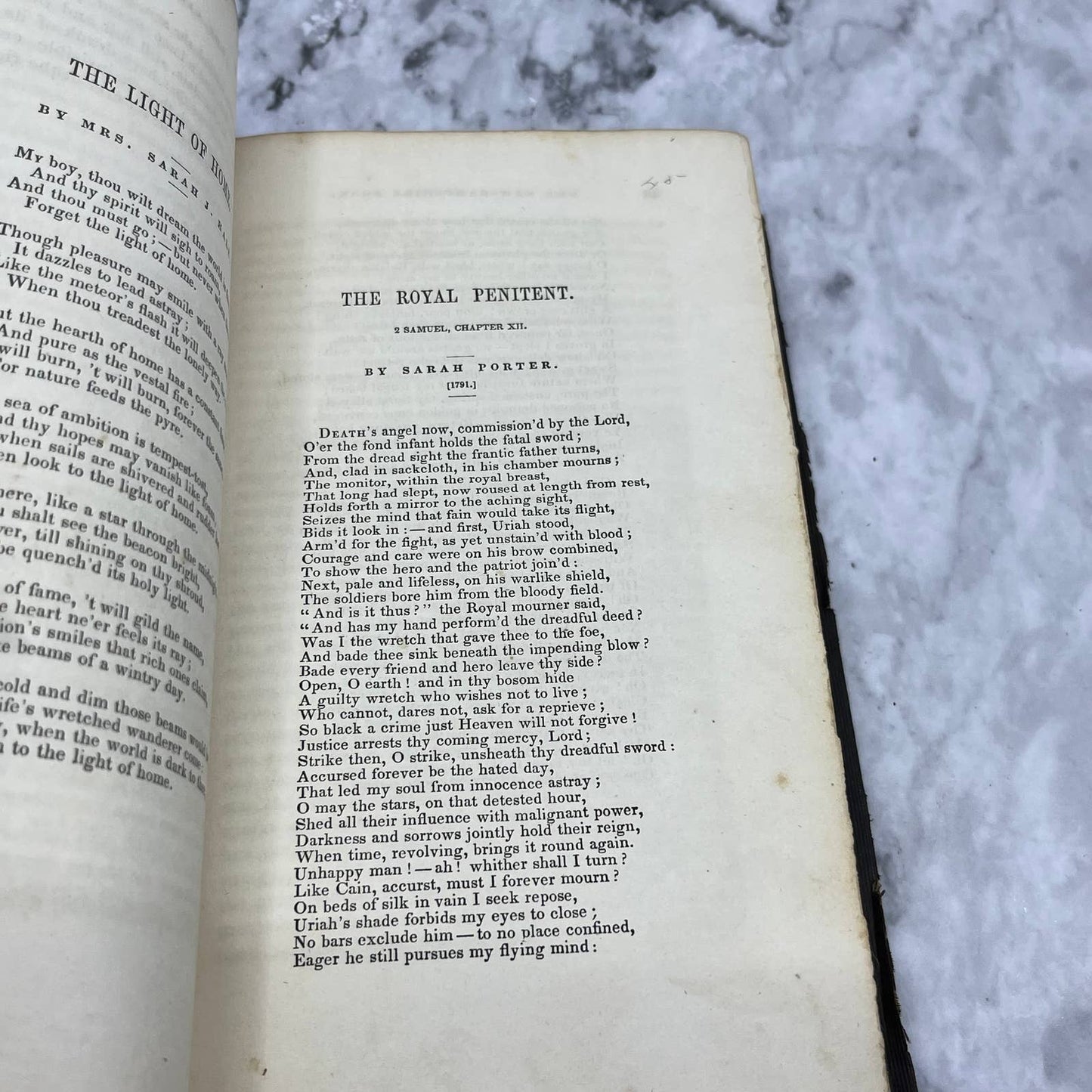 1842 1st Edition The New Hampshire Book Being Specimens of the Literature TJ6