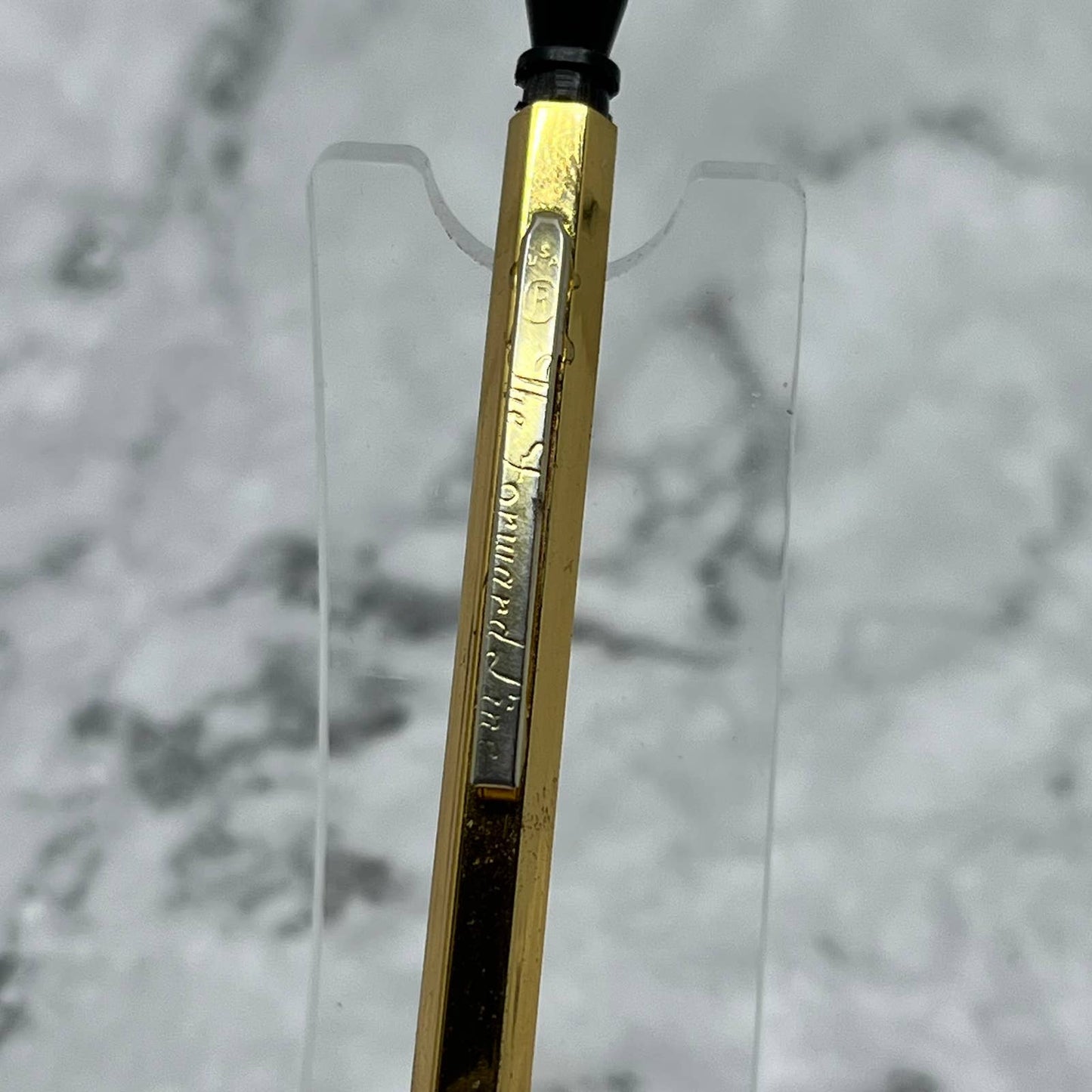 1950s Mechanical Pencil The Forward Line Vintage Hexagonal Gold Tone SA2