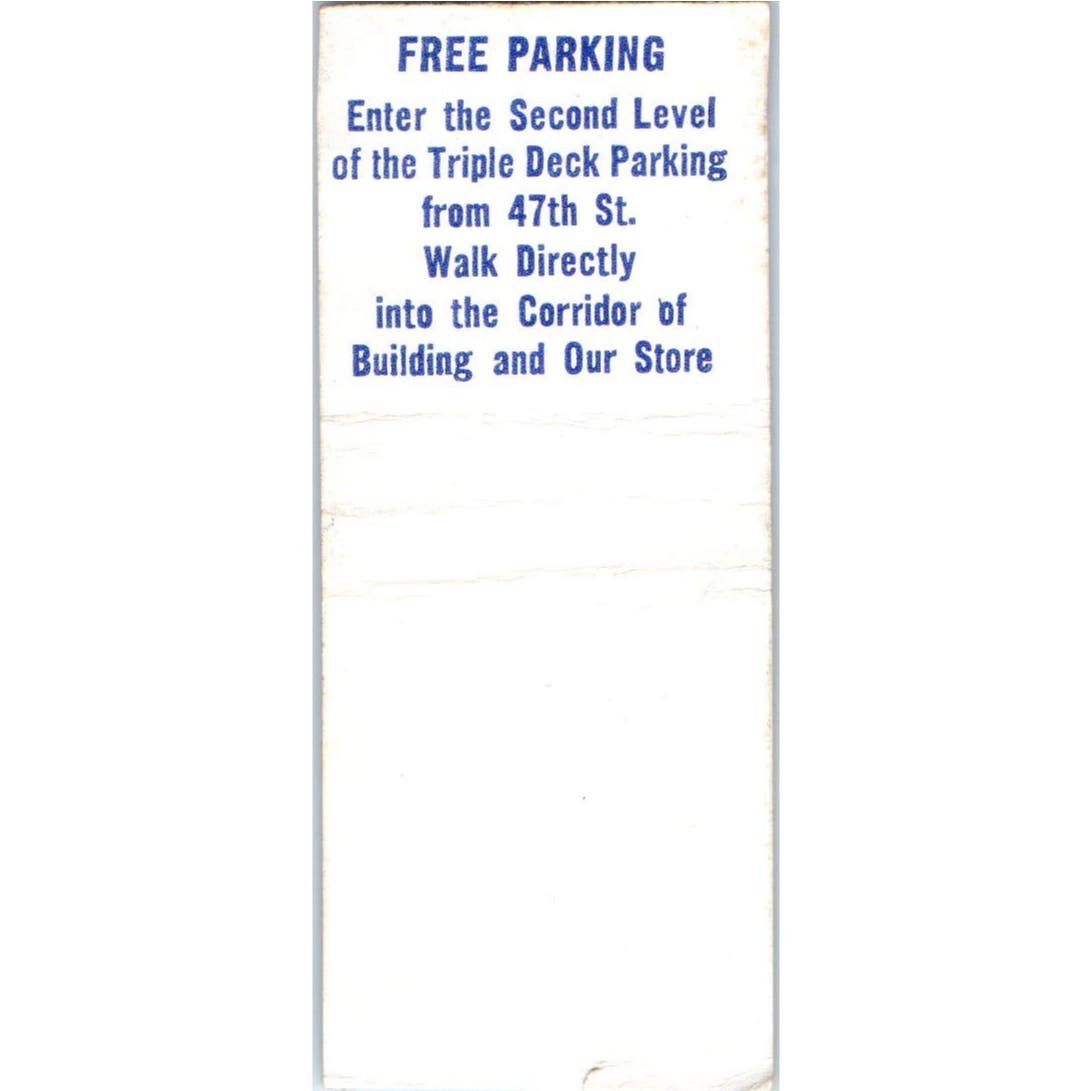 Kaplan's Fabrics Country Club Plaza Kansas City MO Advertising Matchbook SA9-M4