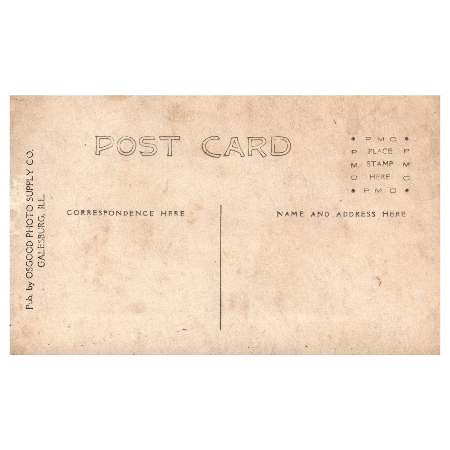 Crescent Lake Alpha Illinois c1910 - Original Postcard RPPC TJ8-4