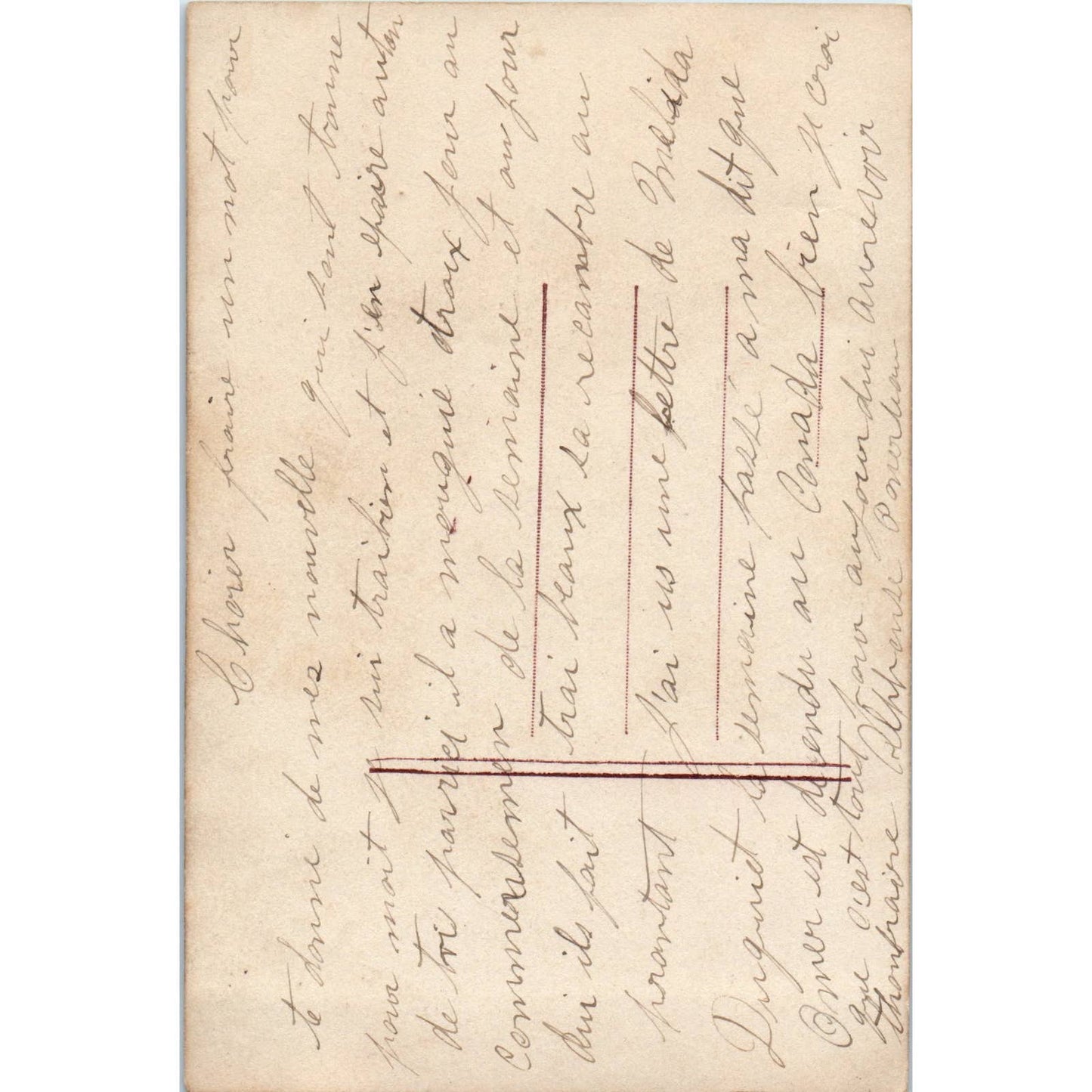 Romance French Victorian Couple Courting Lady 1914 Original Postcard TK1-21-2