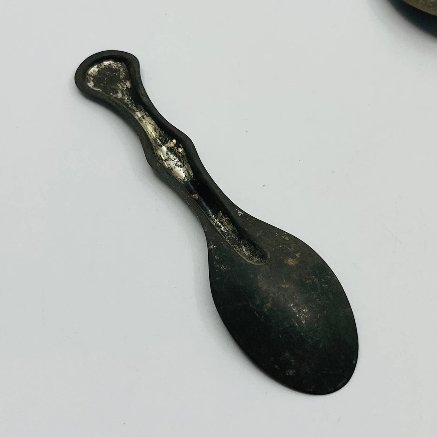 Antique Tin Ice Cream Tasting Spoons Perfect for Toy Kitchen 3.5” Lot of 12 SB4