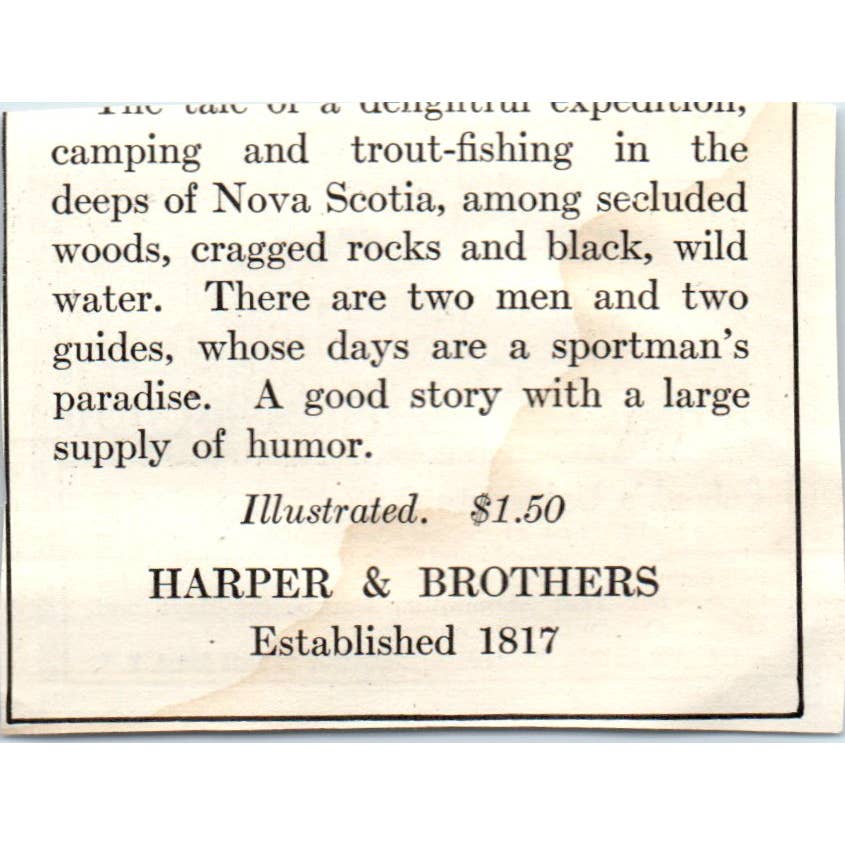 c1920 Harper's Ad- Horace Mann School Columbia University Henry Carr Pearson EA3