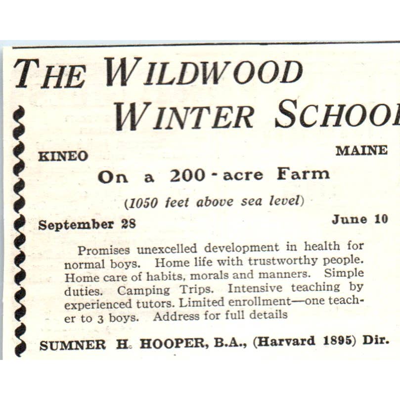 Mount Ida School for Girls Newton Mass - 1921 Original Ad TJ7-S7