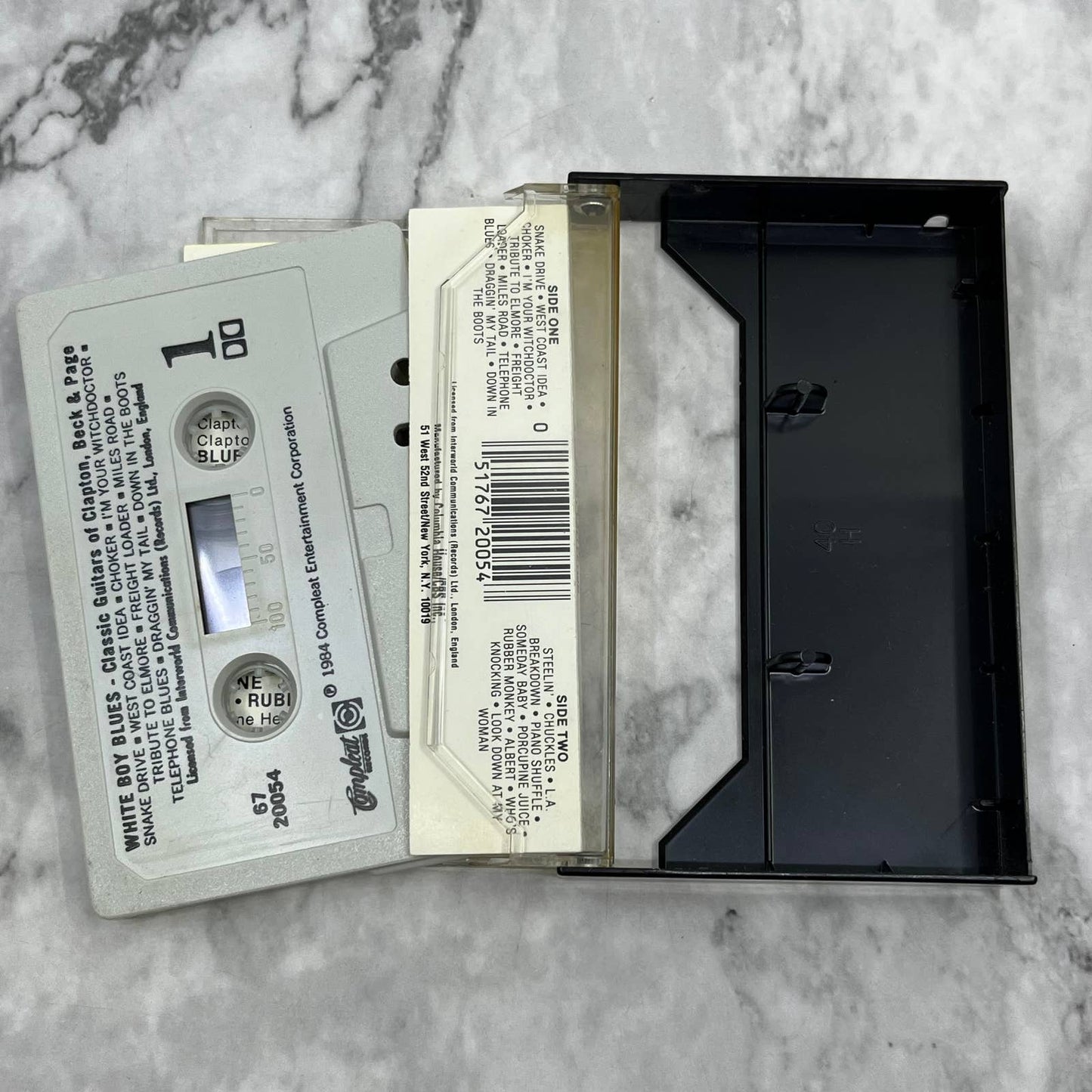 White Boy Blues Clapton/Beck/Page Cassette Tape TD9-59