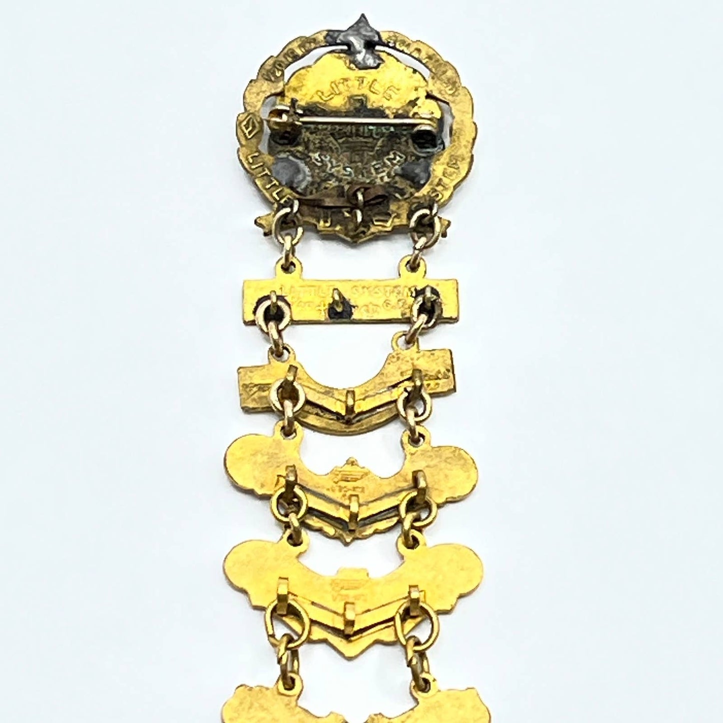 Vintage Presbyterian Little System Sunday School Gold Filled Attendance Pin SE1