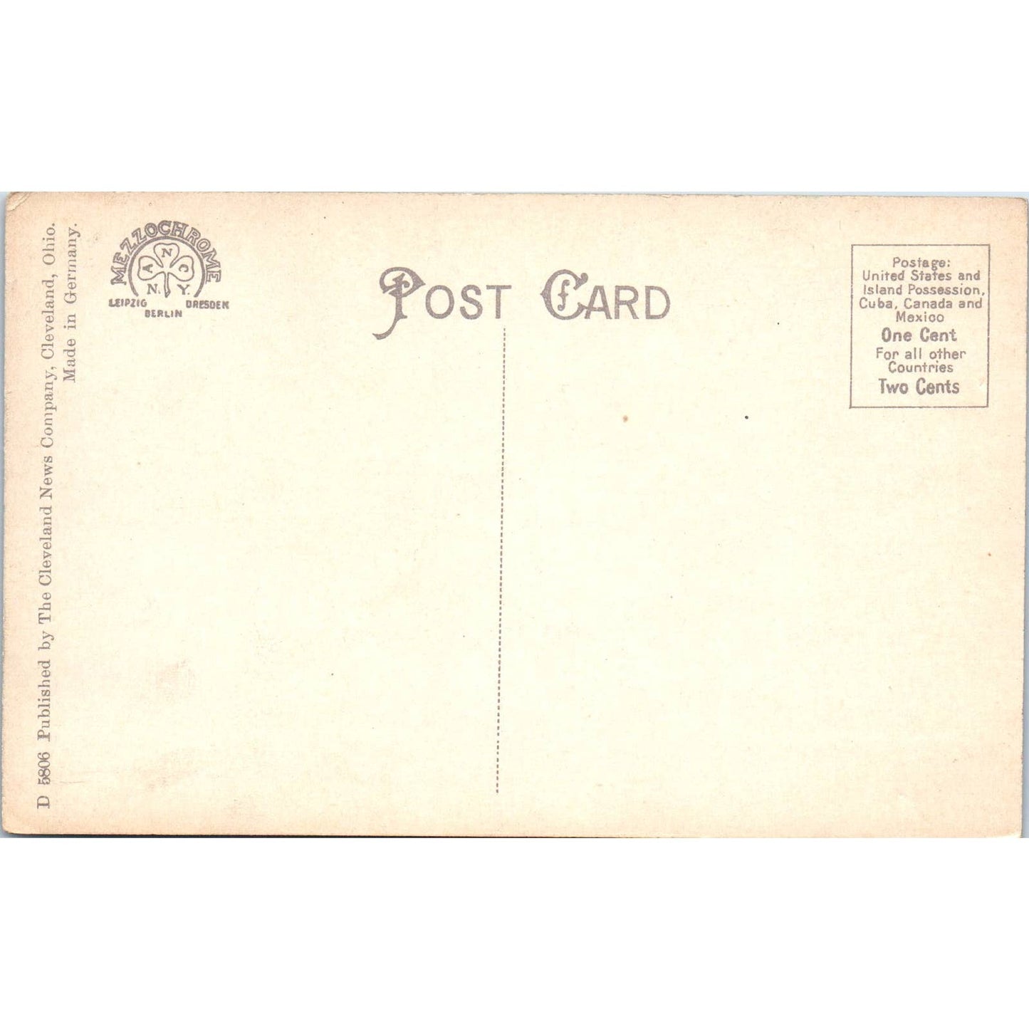 Vintage Postcard Luna Park At Night Cleveland Ohio TD9