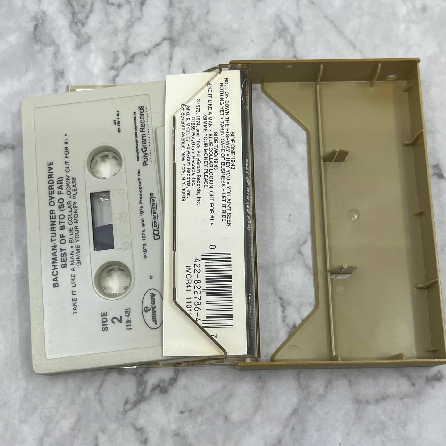 Best Of BTO Bachman-turner Overdrive Cassette Tape TB7-17