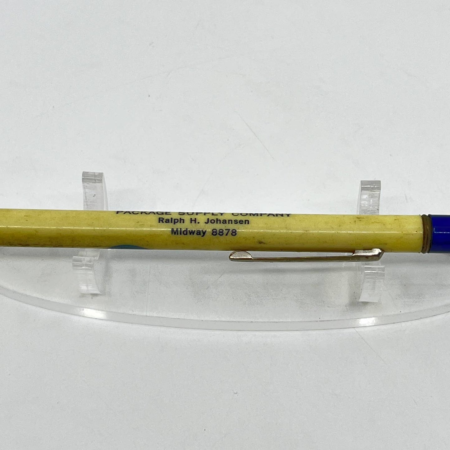 VTG Mechanical Pencil Cupples Hess Envelope & Litho Ralph H Johansen Midway SD7