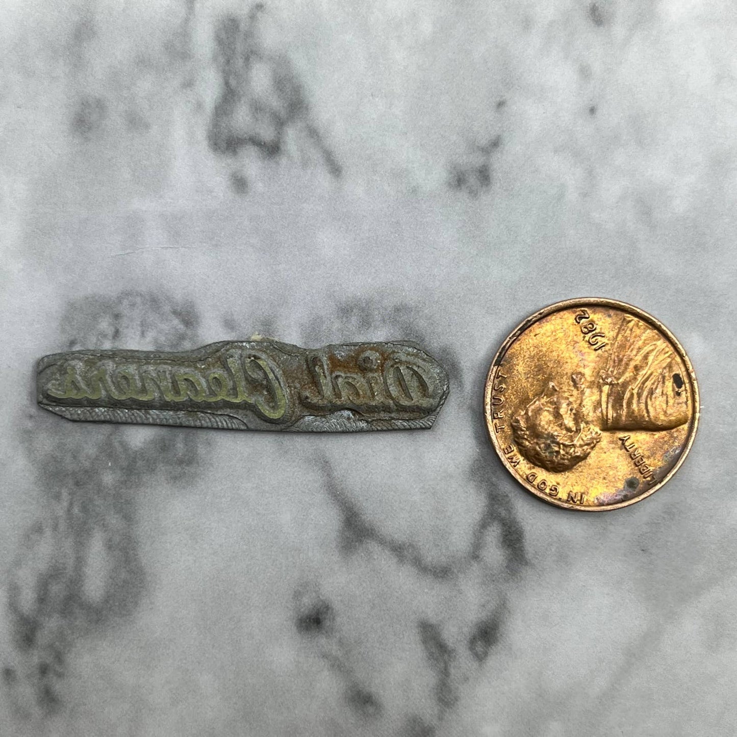 Vintage Printing Letterpress Printers Block Plate Dial Cleaners SE834