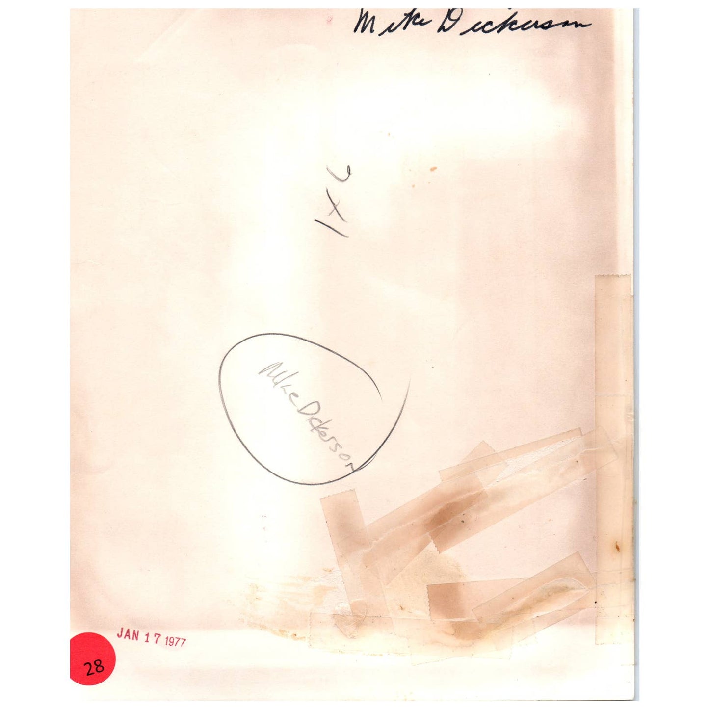 1977 Press Photo Basketball NCAA South Florida Mike Dickerson 8x10" AD3