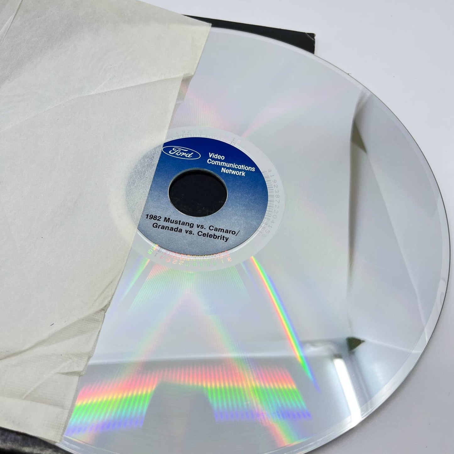 1982-83 Ford Promo Laserdisc Laser Disc Mustang vs. Camero Ranger Granada TA3