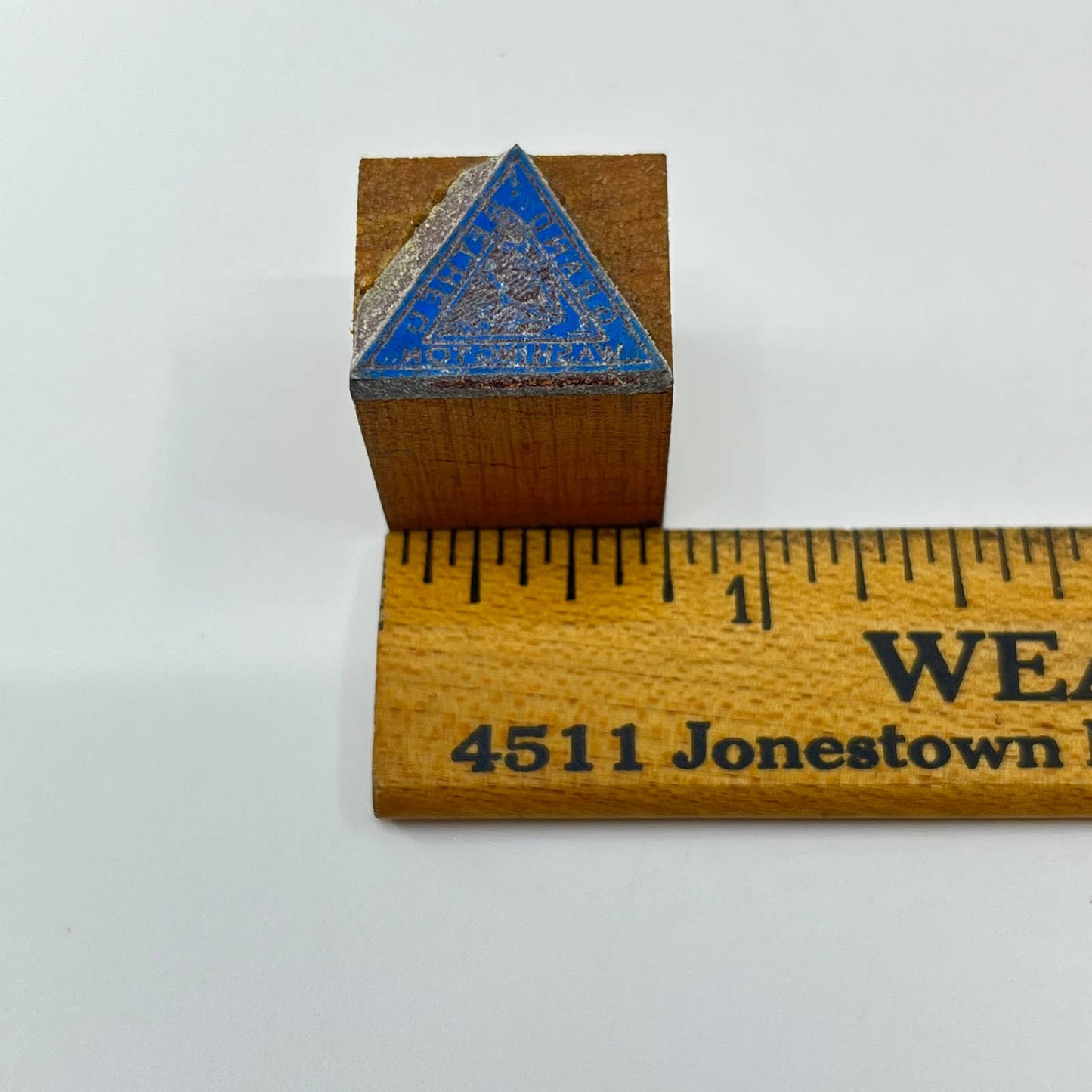 Grand Bethel WA IYOB FILIAE Job’s Daughters Stamp Print Block 3/4” SC7-28