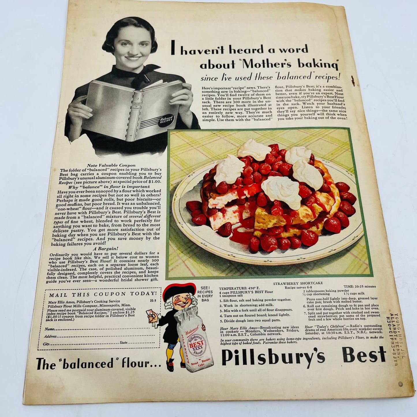 WOMAN'S WORLD Magazine May 1934 Cherry Blossom Cover Cereal Health Benefits BA4