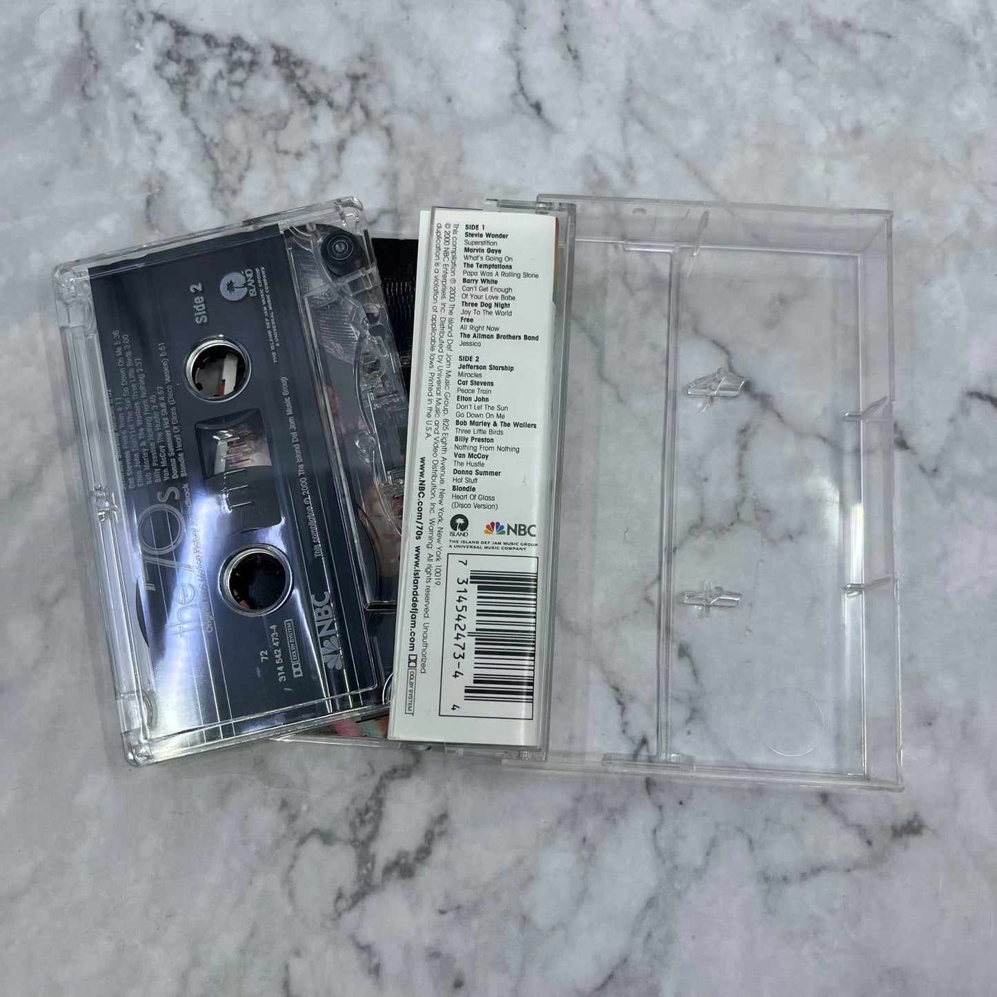 Various The '70s: Original Nbc Motion Picture Soundtrack Cassette Tape TJ3-9