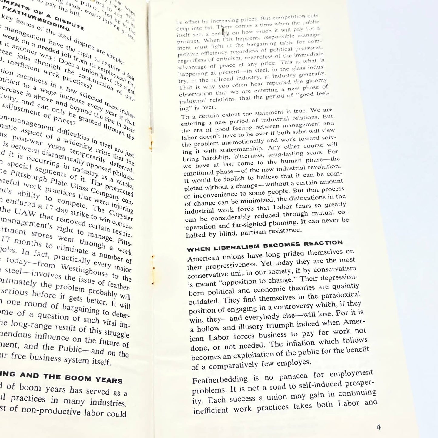 1959 Pennsylvania RR Anti Union Book Anti-Productivity: Management’s Dilemma AB8