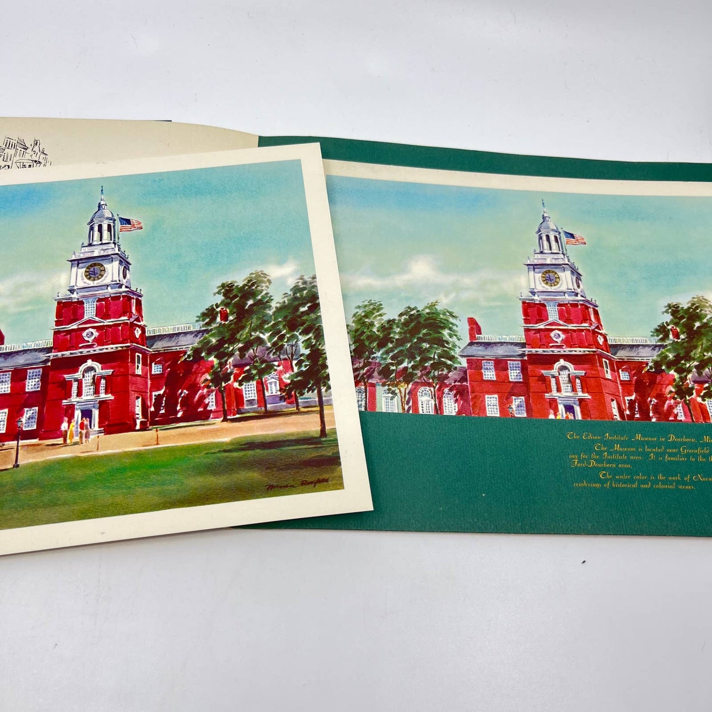 1951 Lincoln Mercury Christmas Promo Prints Thackeray Motors Johnstown PA TE2