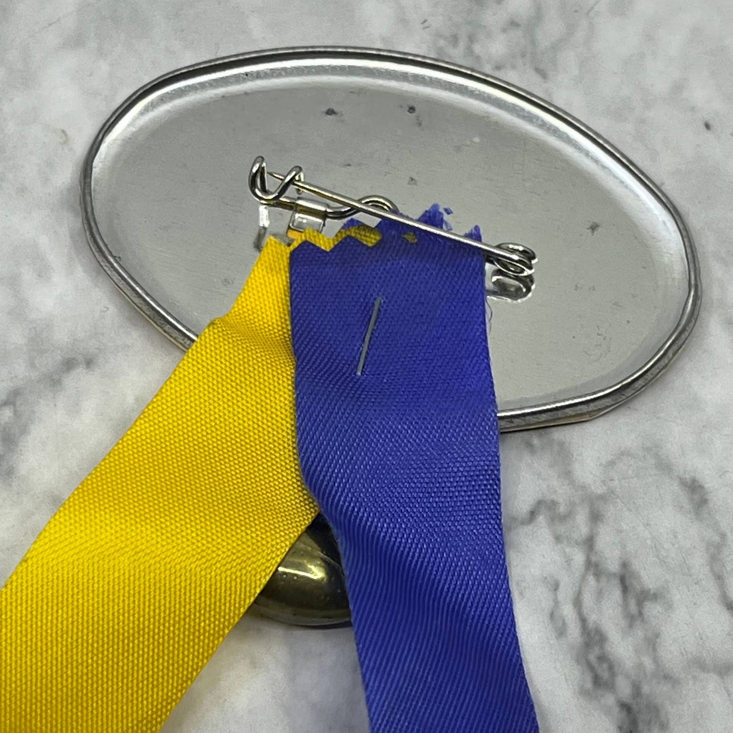 1982-83 Hermantown Hawks Homecoming Pinback Button w/ Football Charm SF1