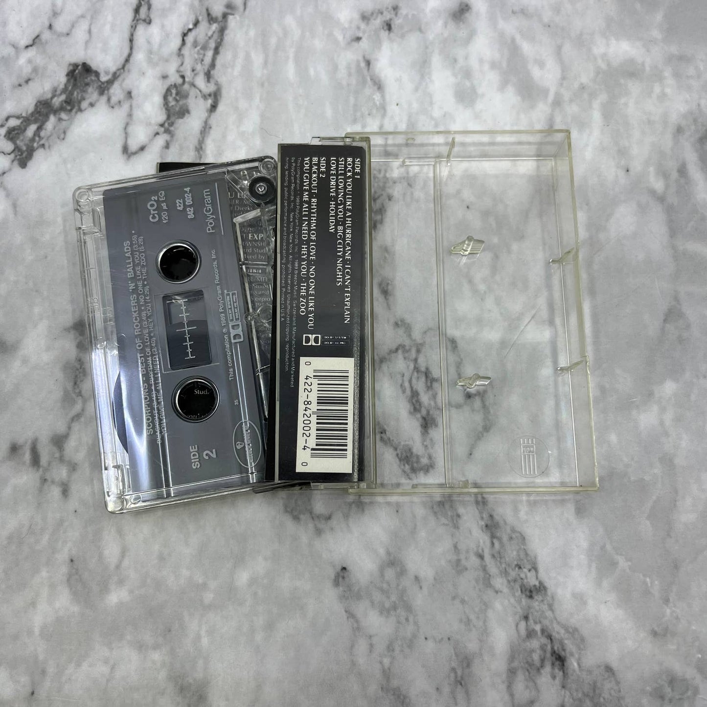 Scorpions Best of Rockers N Ballads Cassette Tape TJ4-27