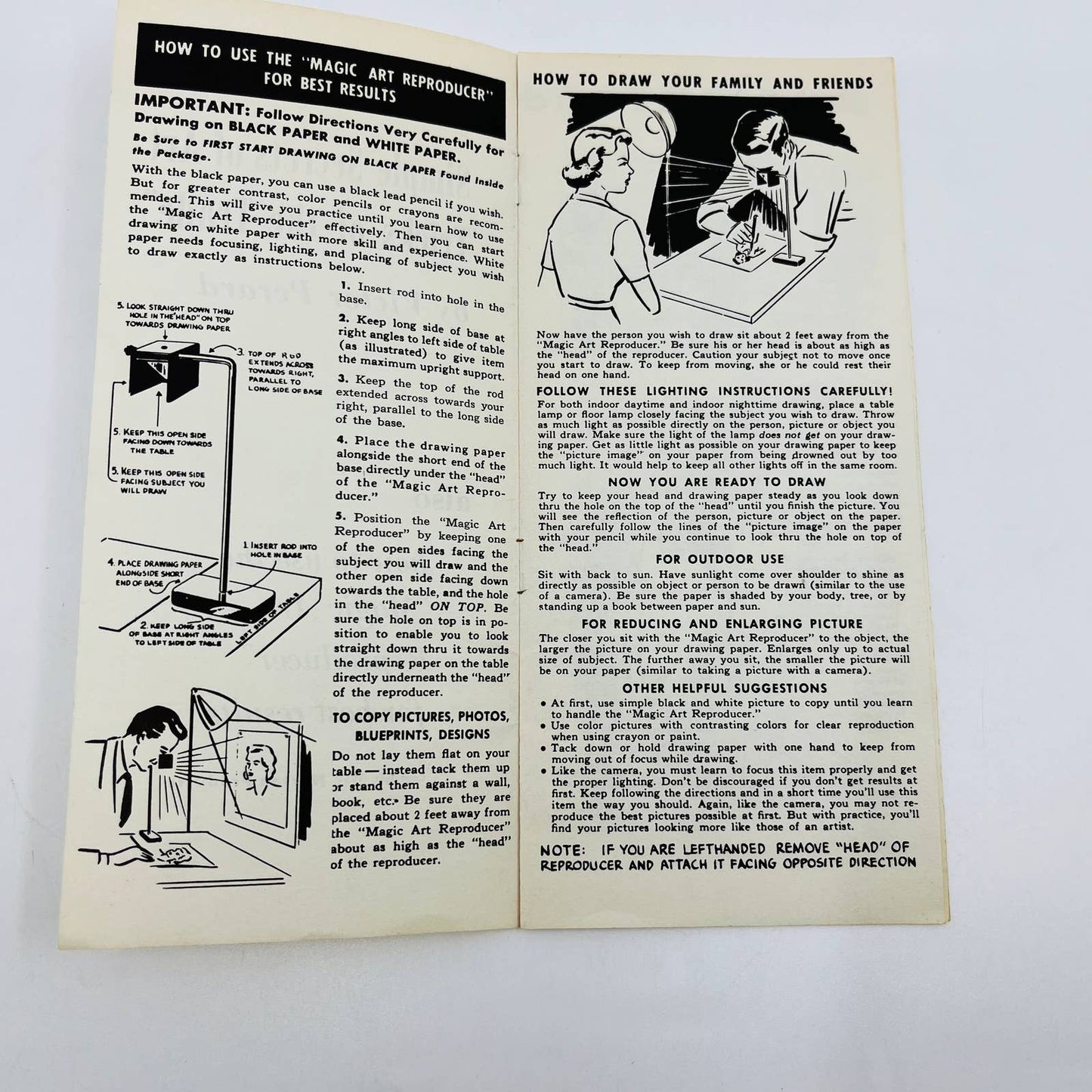 1951 Simple Secrets of Art Tricks of the Trade Brochure Magic Reproducer D2