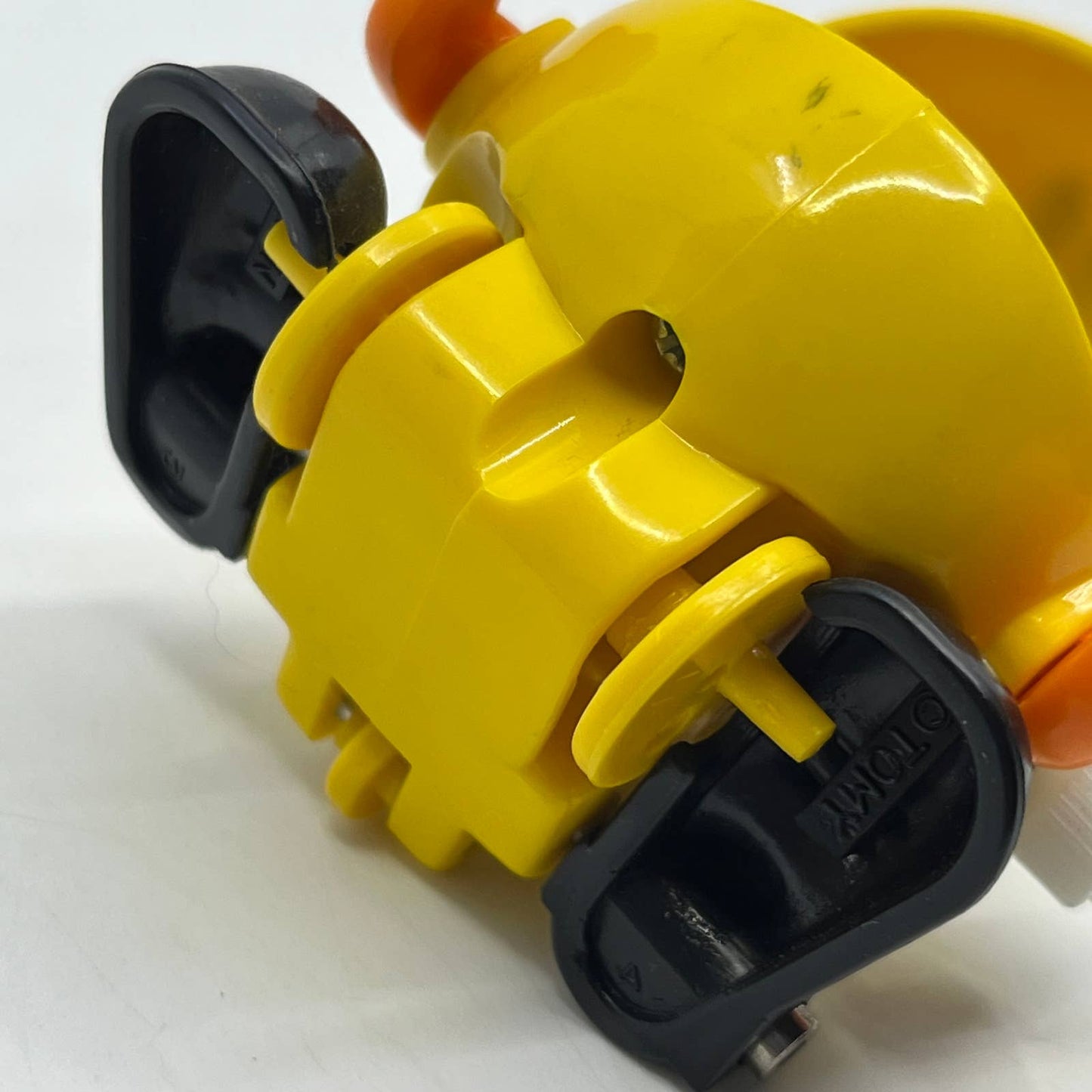 1982 Tomy White Knob Windup Pac-Man PacMan Walking WORKS TH7