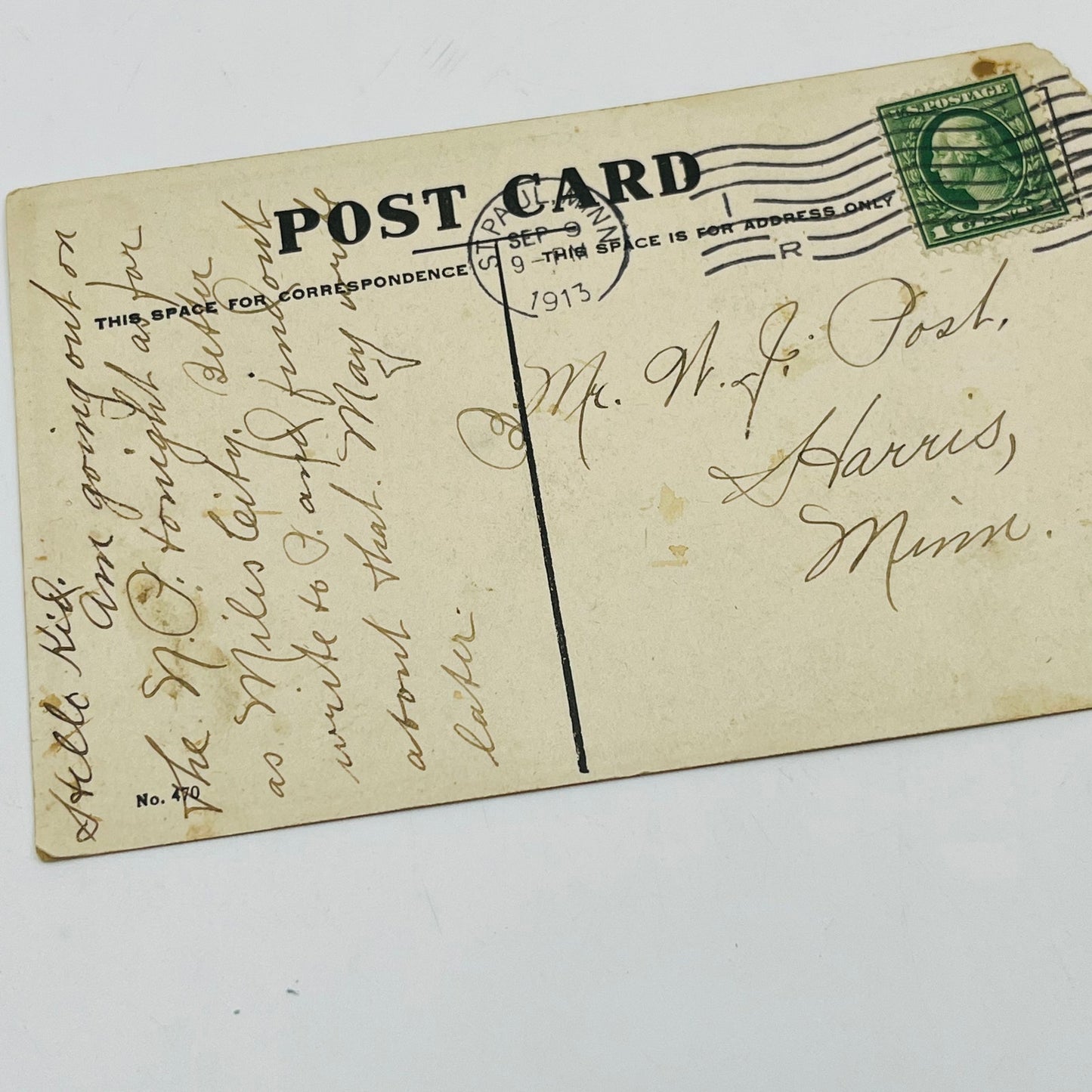 1910s Post Card Humor Illustrated A Royal Bun Anthropomorphic Donkey Drunk PA6